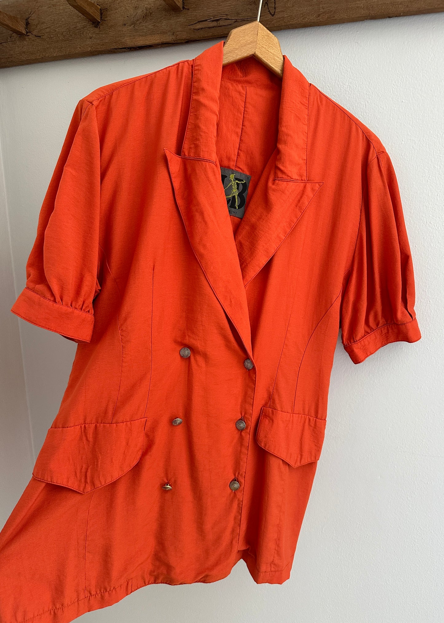 Camicia Nuova Anni Settanta Mattone Tg.48/50