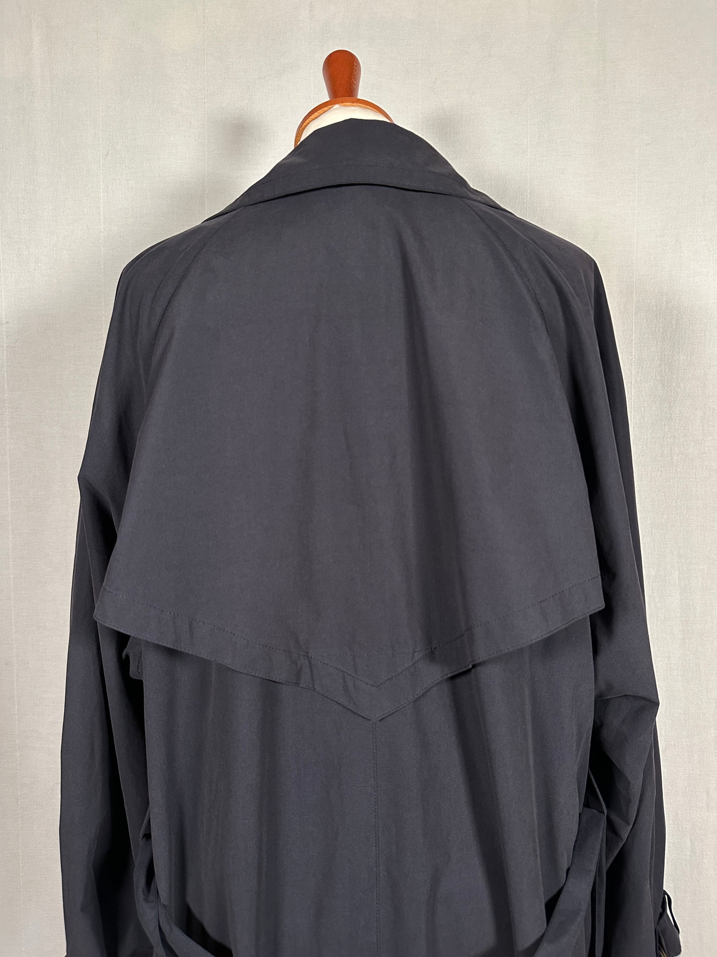 Trench Vintage Anni ‘90 Les Copains Blu Fumo