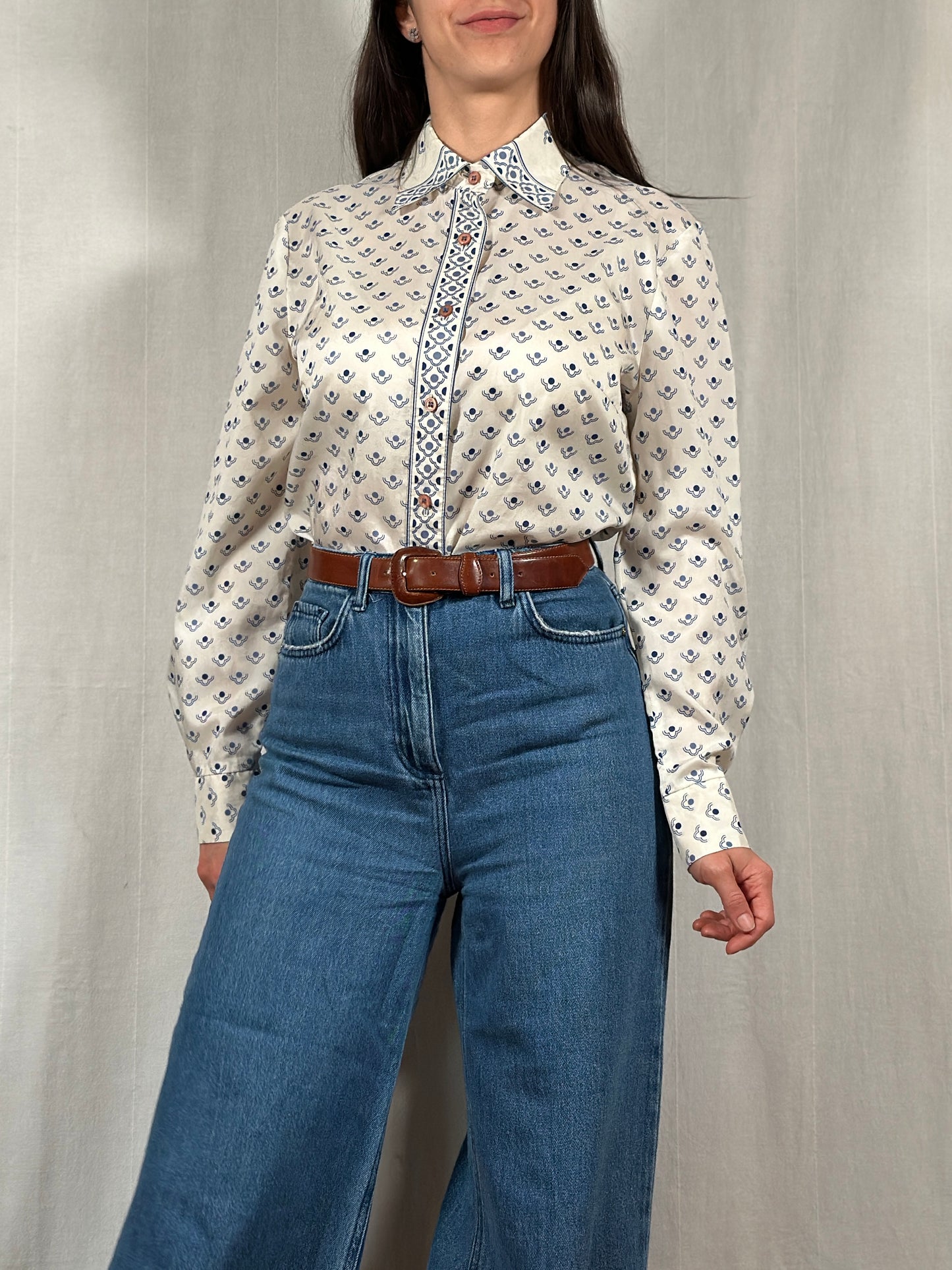 Camicia Vintage Anni ‘70 Panna