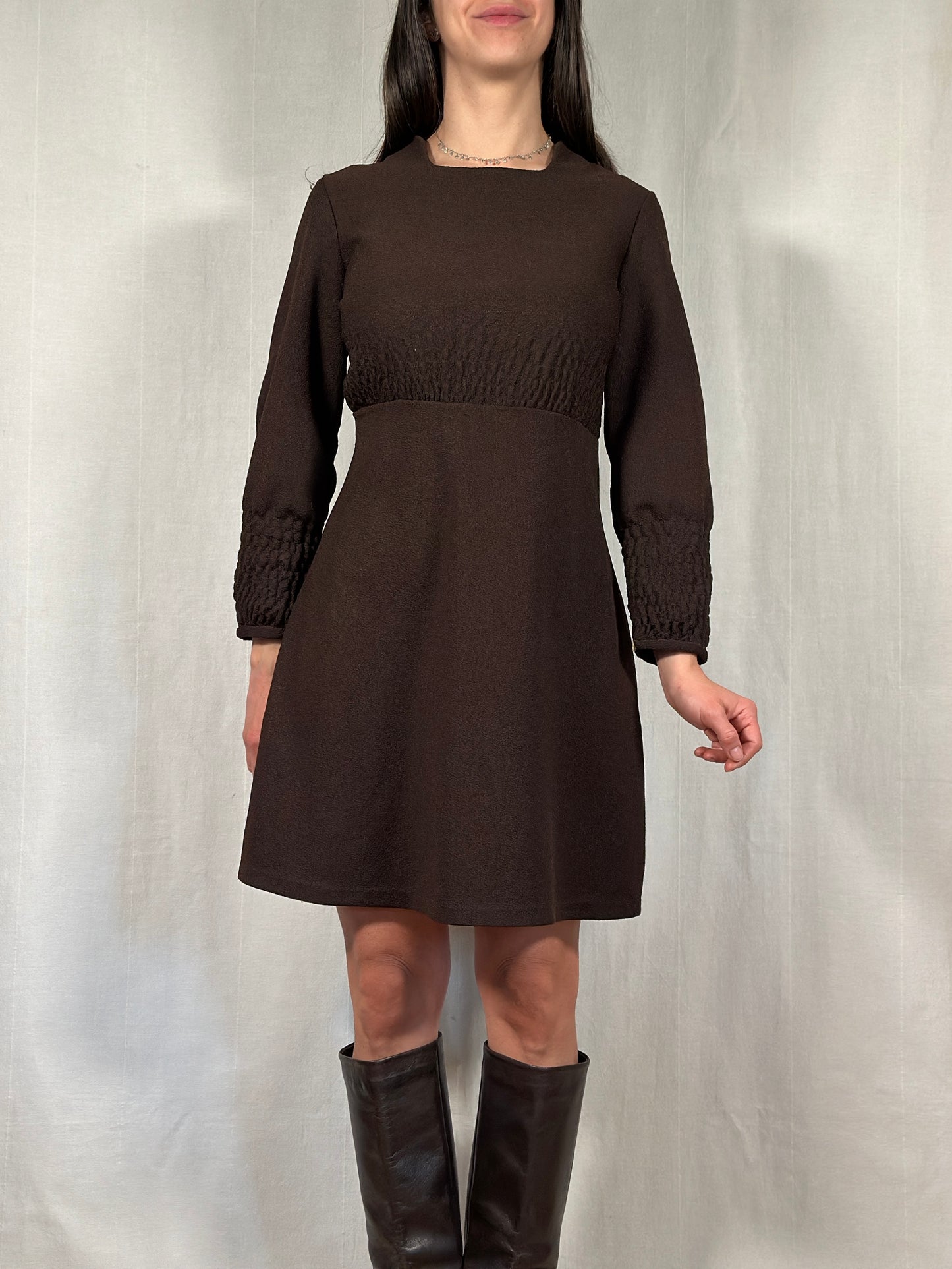 Abito Vintage Anni ‘70 Marrone