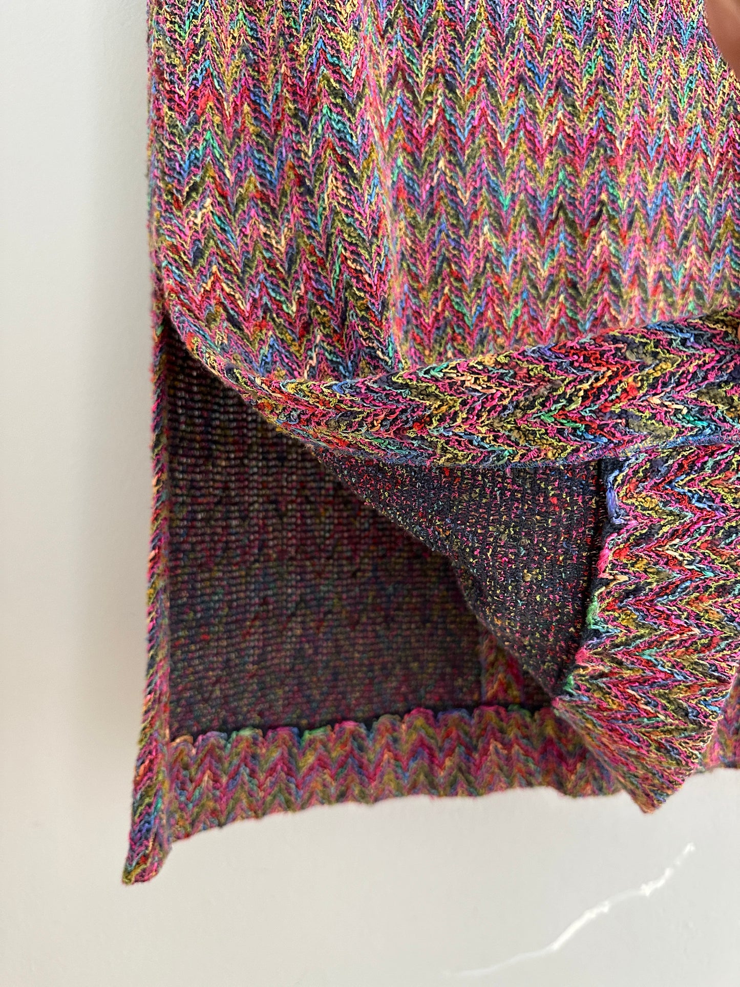 Abito Lungo Multicolore Sartoriale Anni ‘90 Tg.44/46