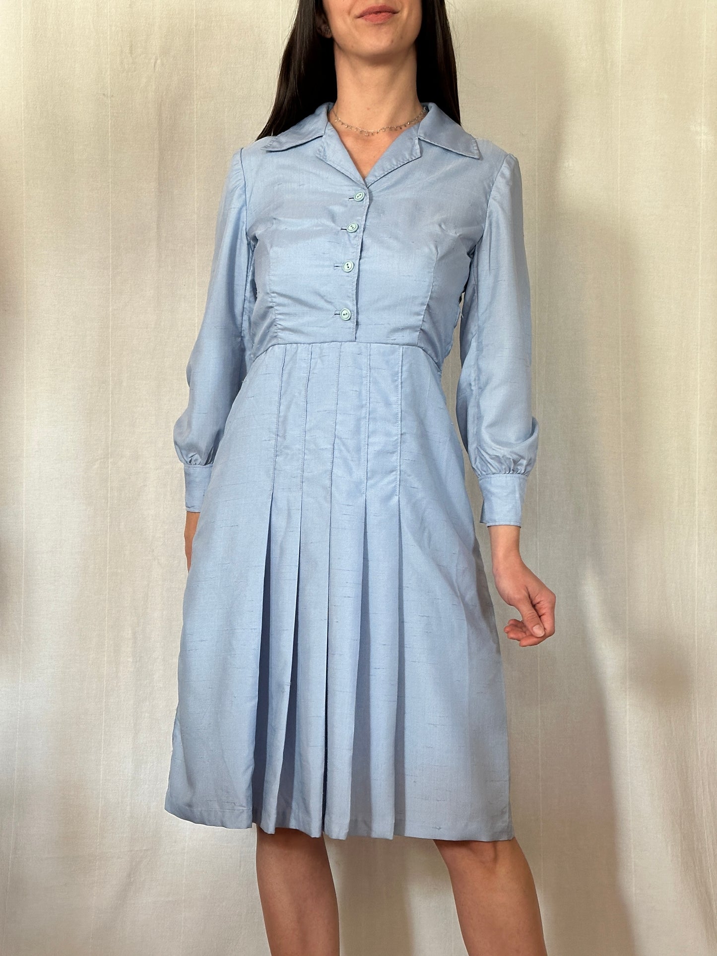 Abito Vintage Anni ‘70 Azzurro