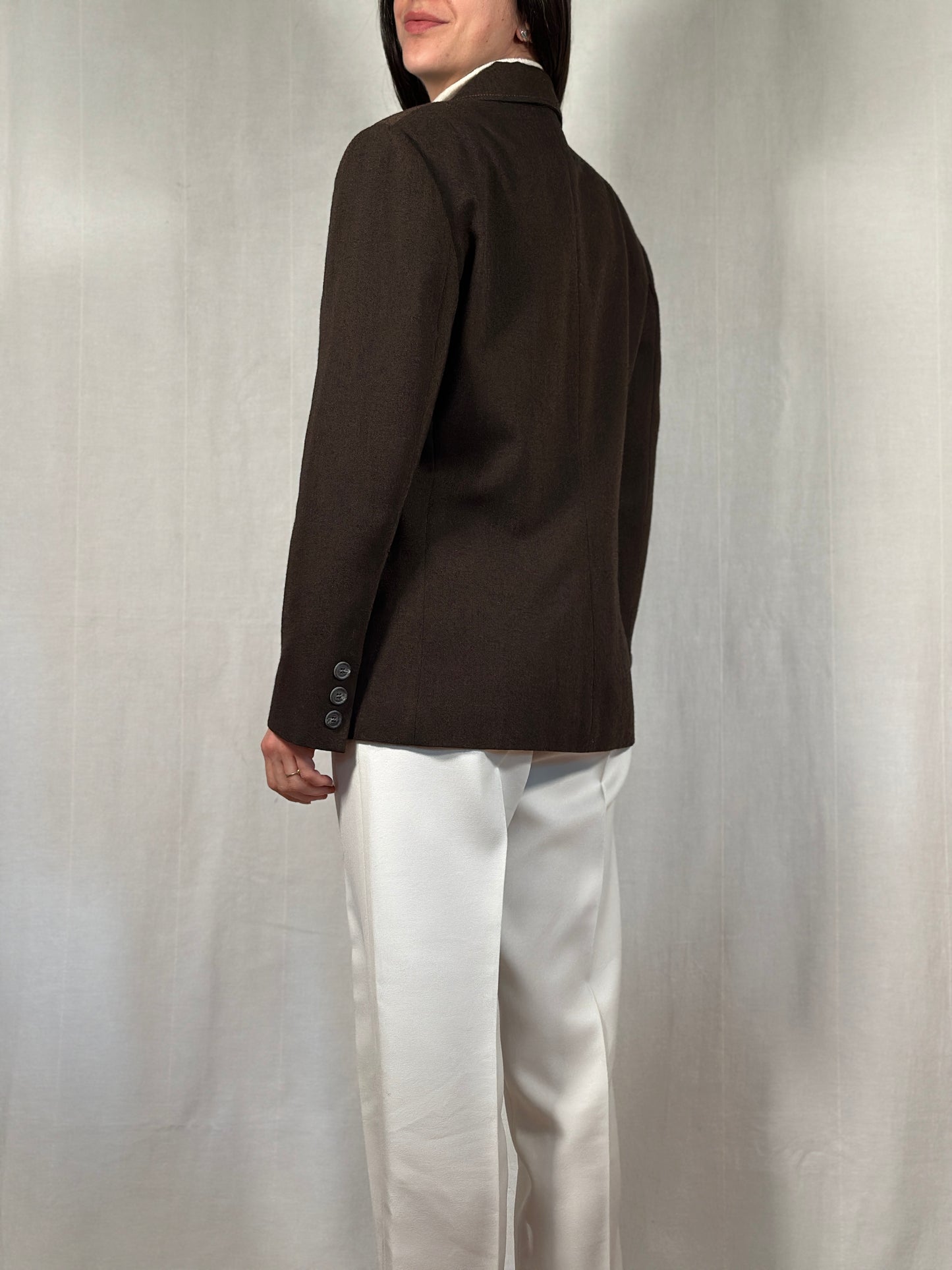 Blazer Laura Biagiotti Anni ‘90 in Lana Marrone
