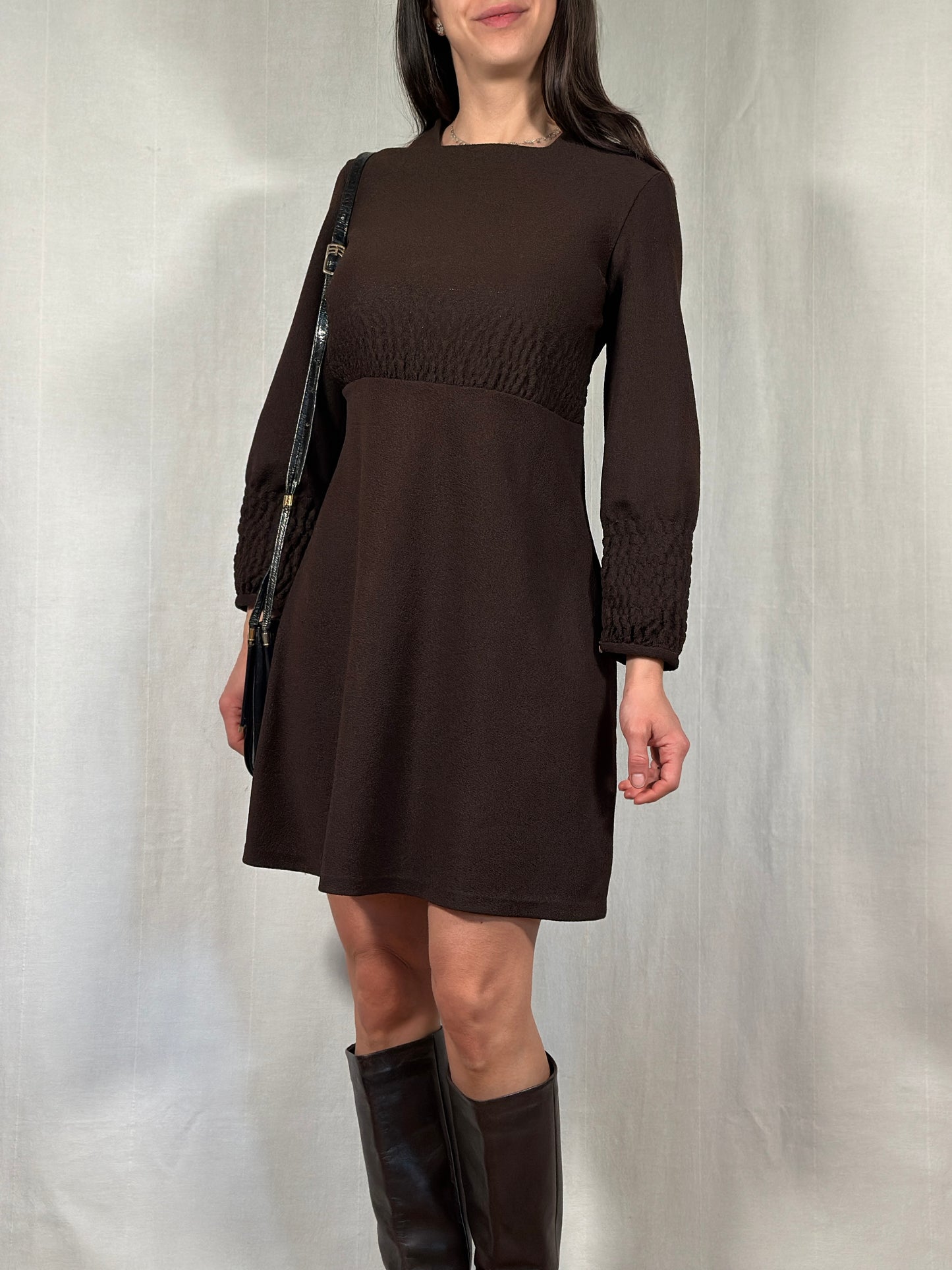 Abito Vintage Anni ‘70 Marrone