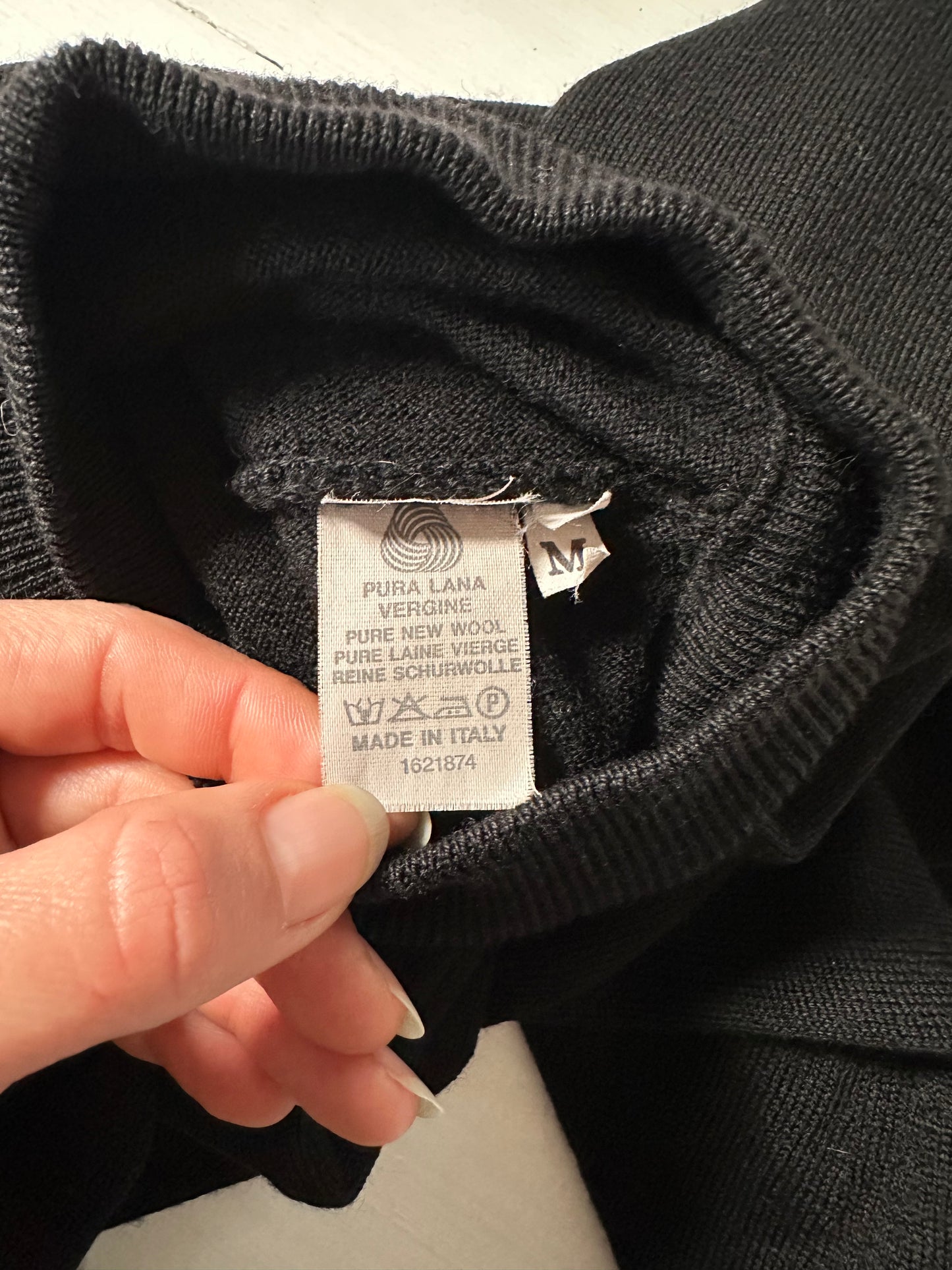Lupetto in Lana Nero Anni ‘90