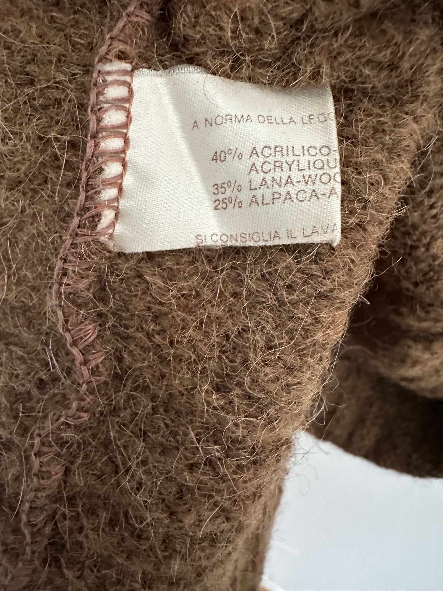 Cardigan Vintage Lana e Alpaca tg.S/M/L