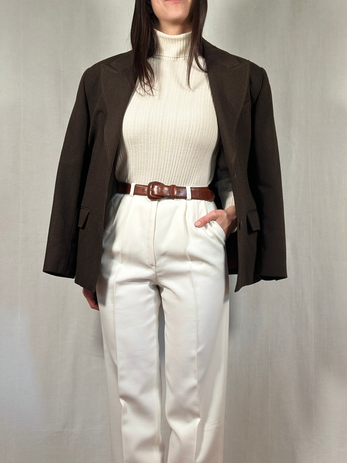 Blazer Laura Biagiotti Anni ‘90 in Lana Marrone