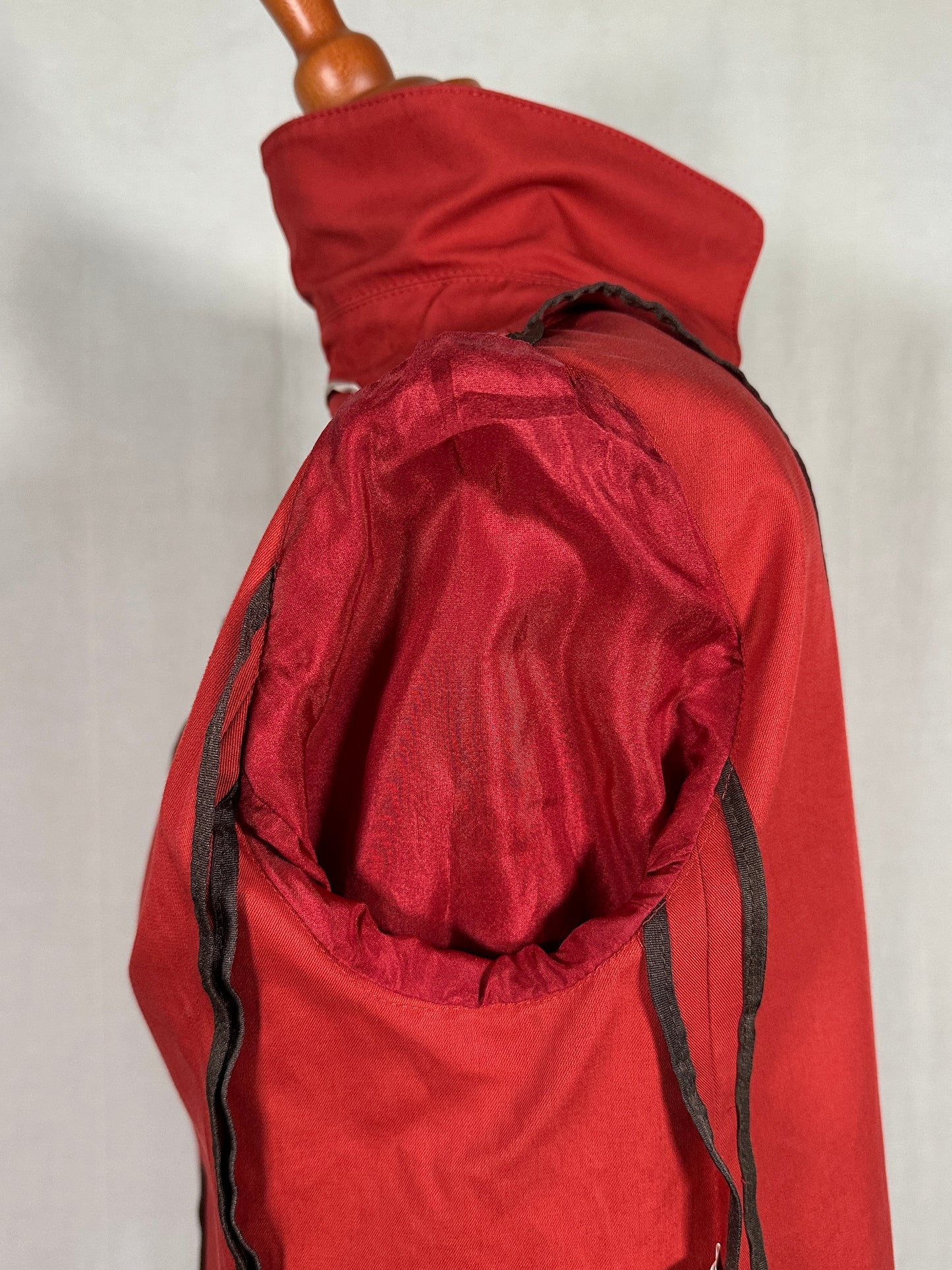 Impermeabile ‘S Max Mara in Cotone Rosso Mattone