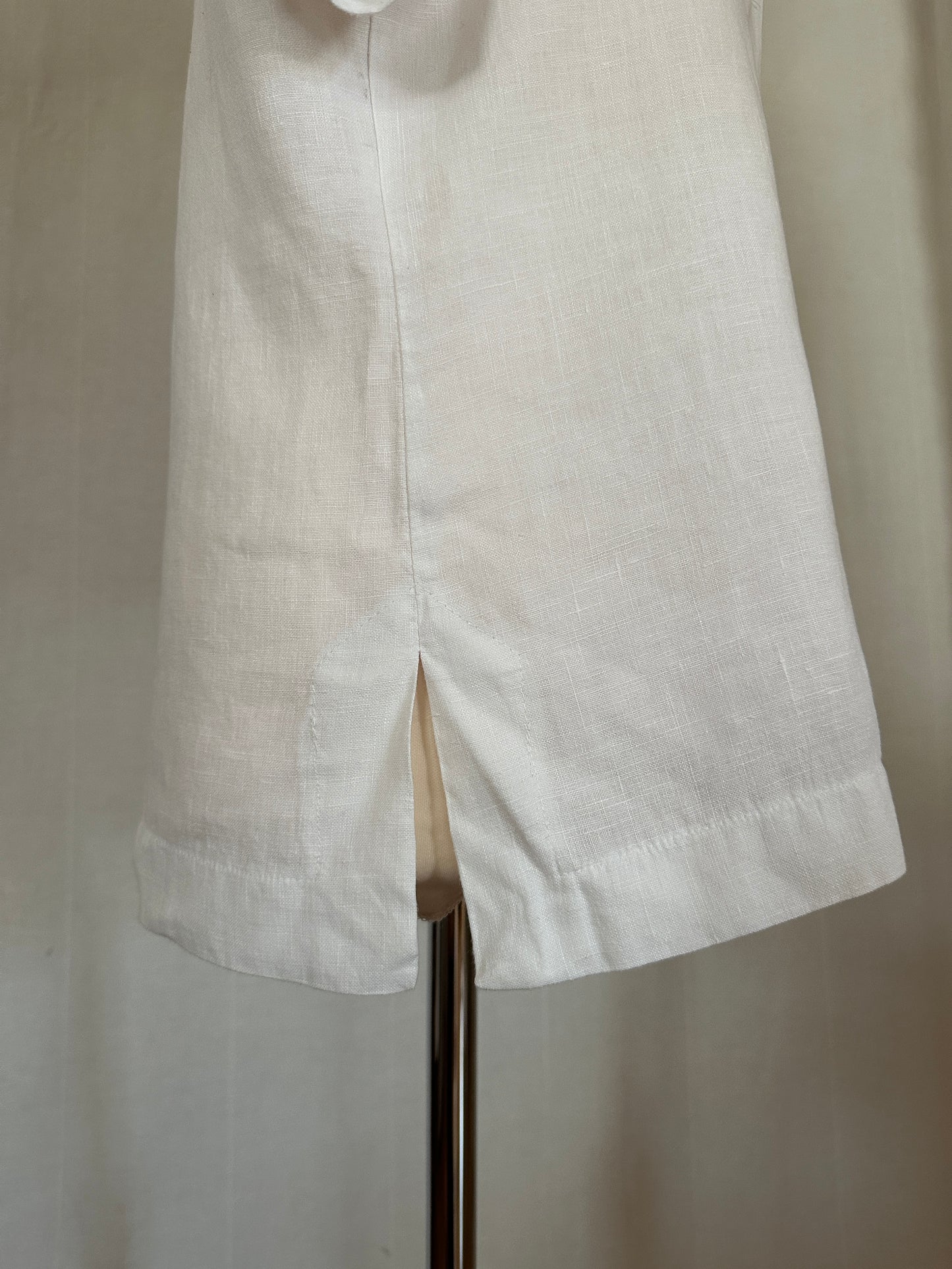 Camicia Vintage Studio 81 in Lino Bianca