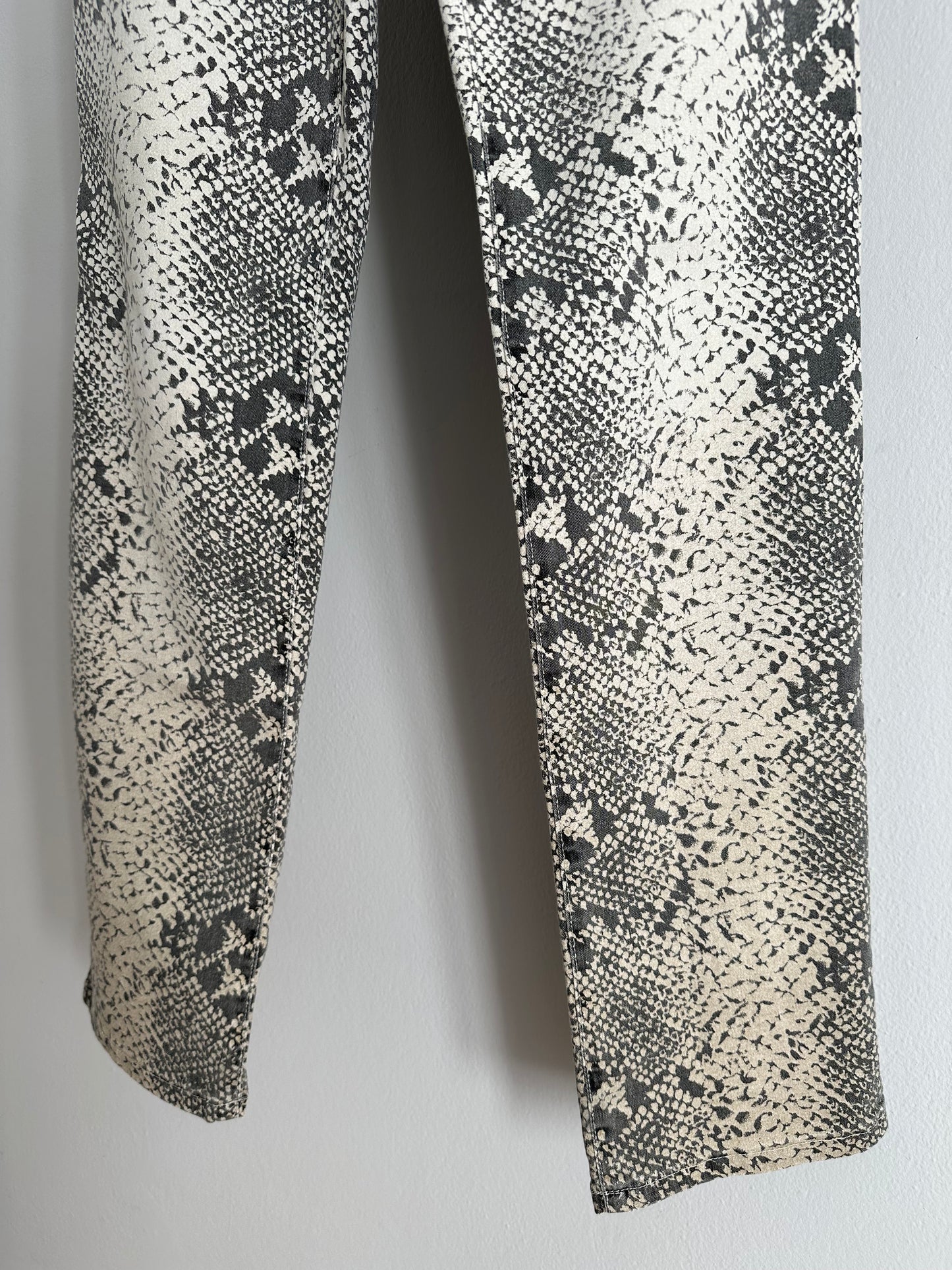 Pantaloni Krizia Jeans Pitonati Anni ‘90 Tg.38/40