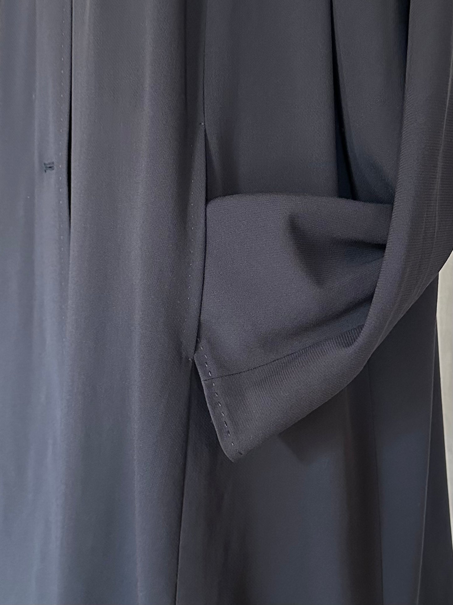 Soprabito / Giaccone Marina Rinaldi Lana e Viscosa Blu Tg.50/52