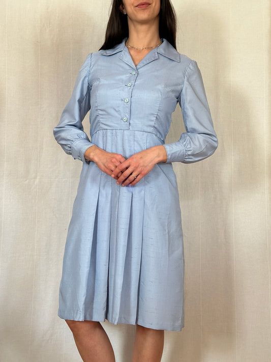 Abito Vintage Anni ‘70 Azzurro