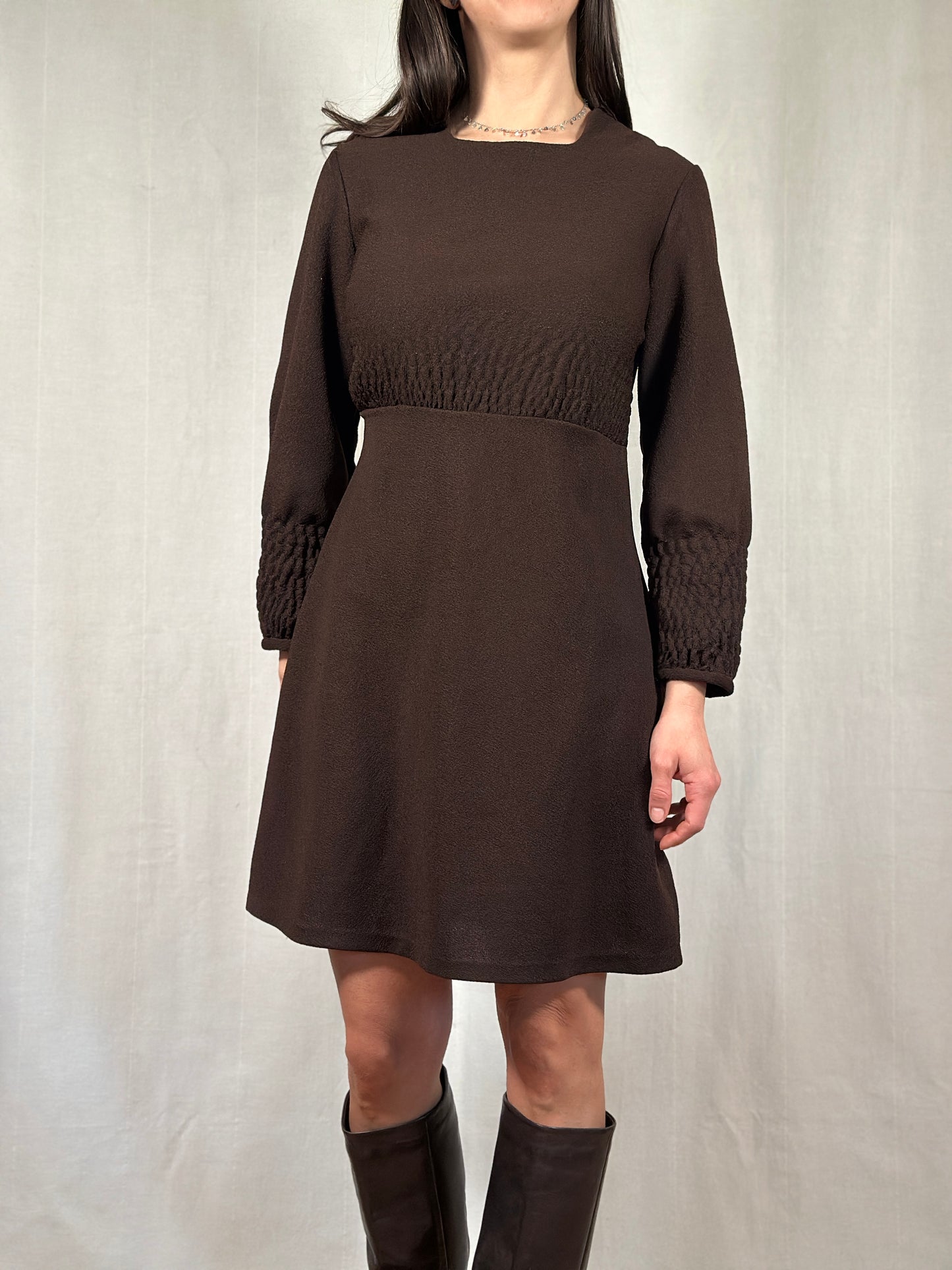 Abito Vintage Anni ‘70 Marrone