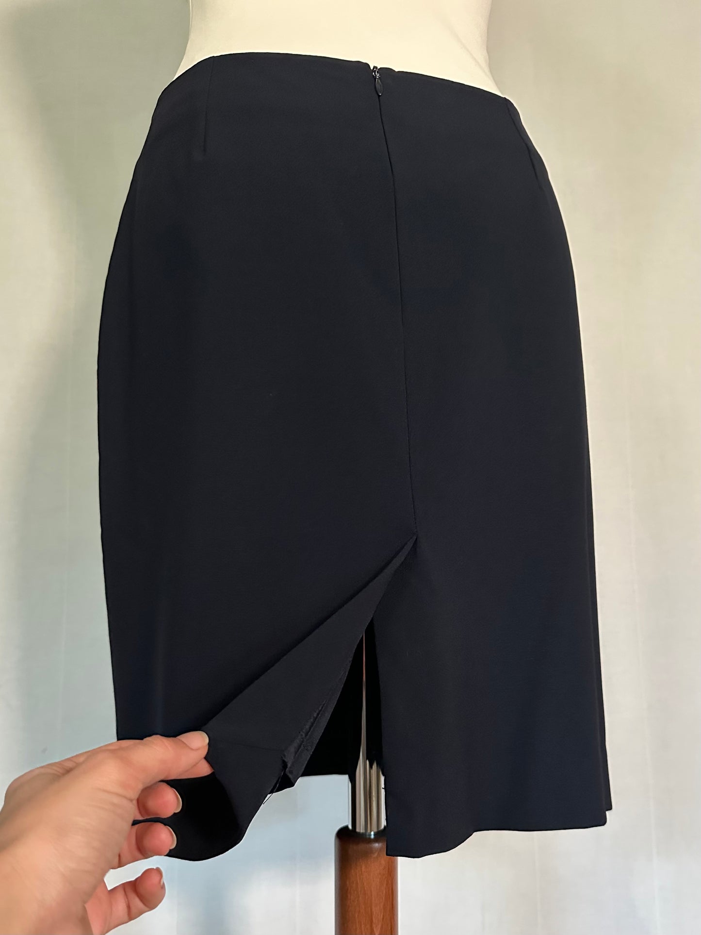 Gonna Gucci Vintage Anni ‘90 in Lana Blu Tg.40/42