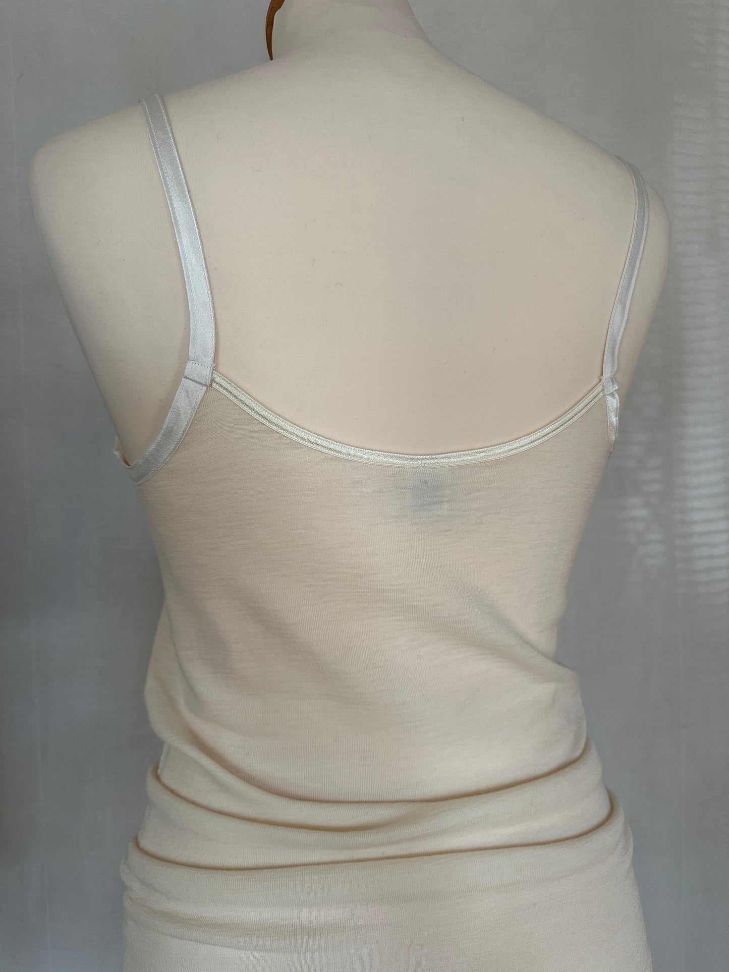 Canotta Intima Lisanza Nuova in Lana e Seta Beige