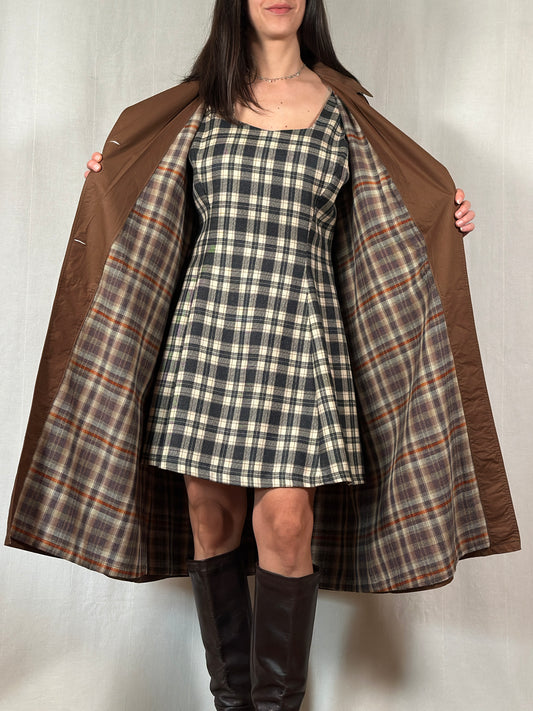 Trench Sartoriale Vintage Anni ‘70 Marrone