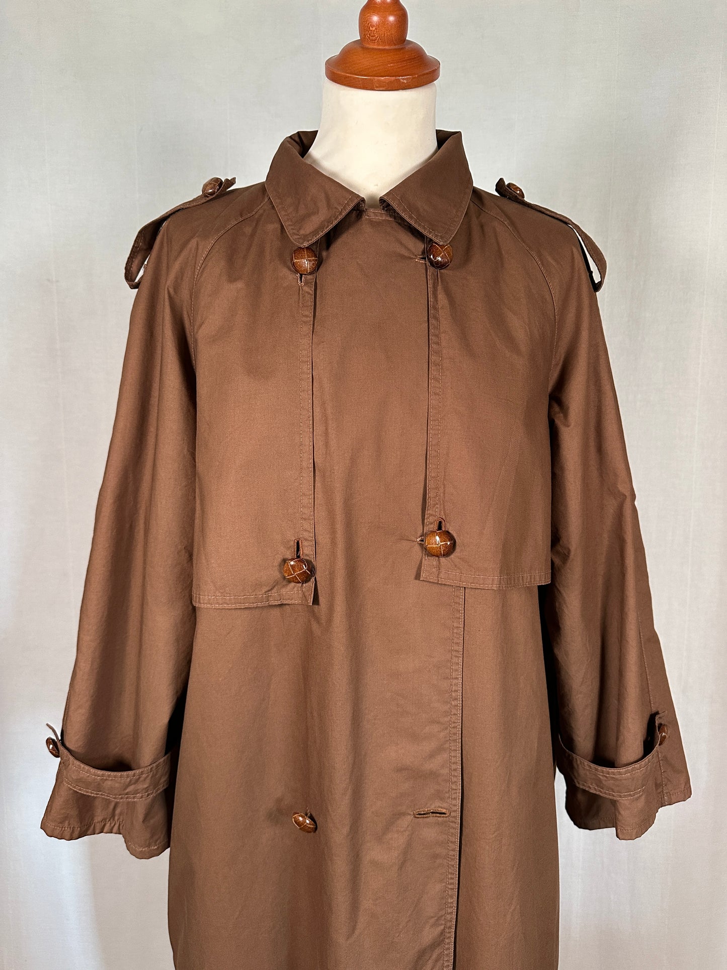 Trench Sartoriale Vintage Anni ‘70 Marrone