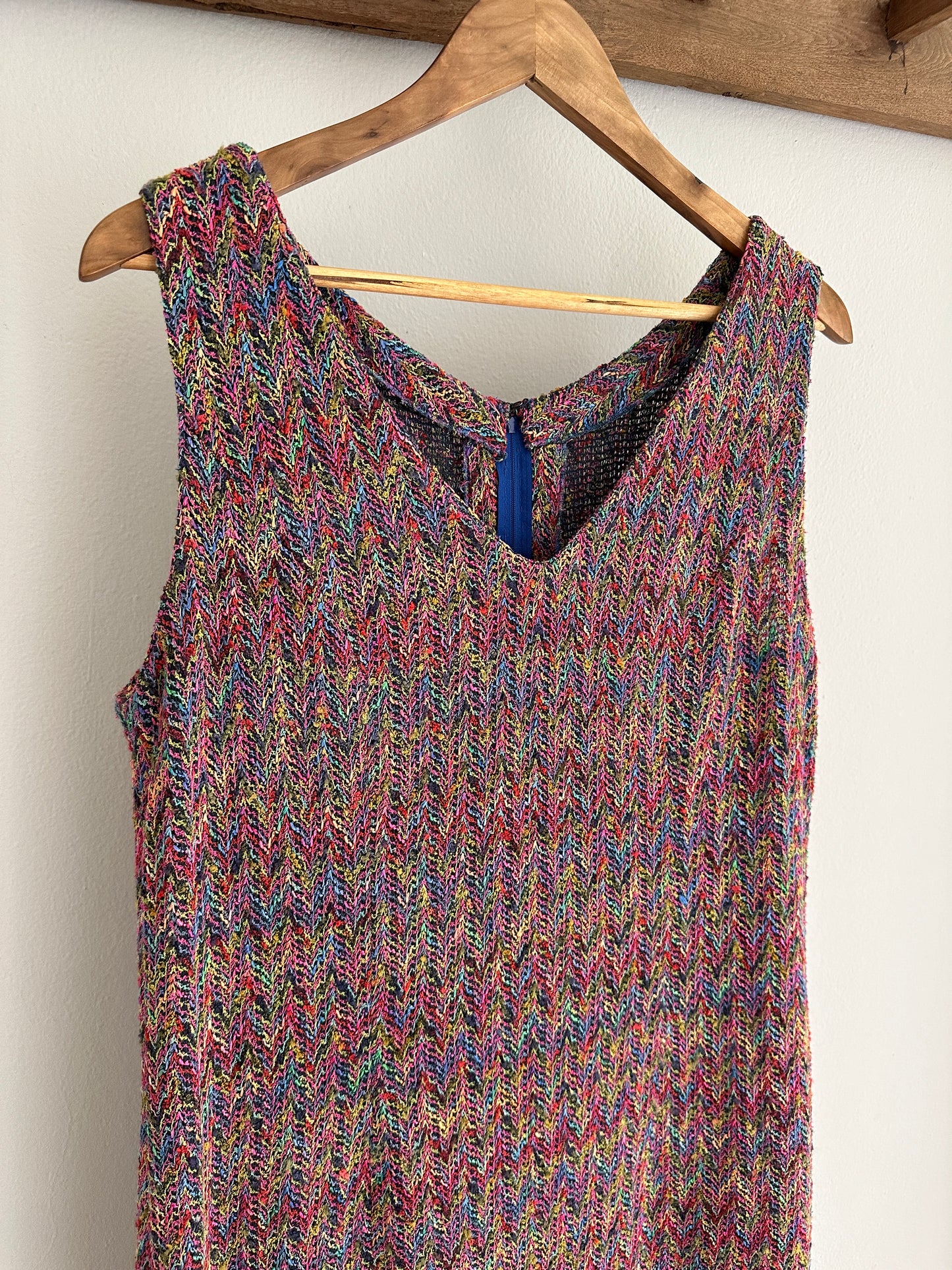 Abito Lungo Multicolore Sartoriale Anni ‘90 Tg.44/46