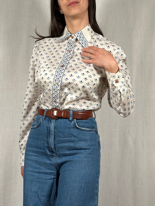 Camicia Vintage Anni ‘70 Panna