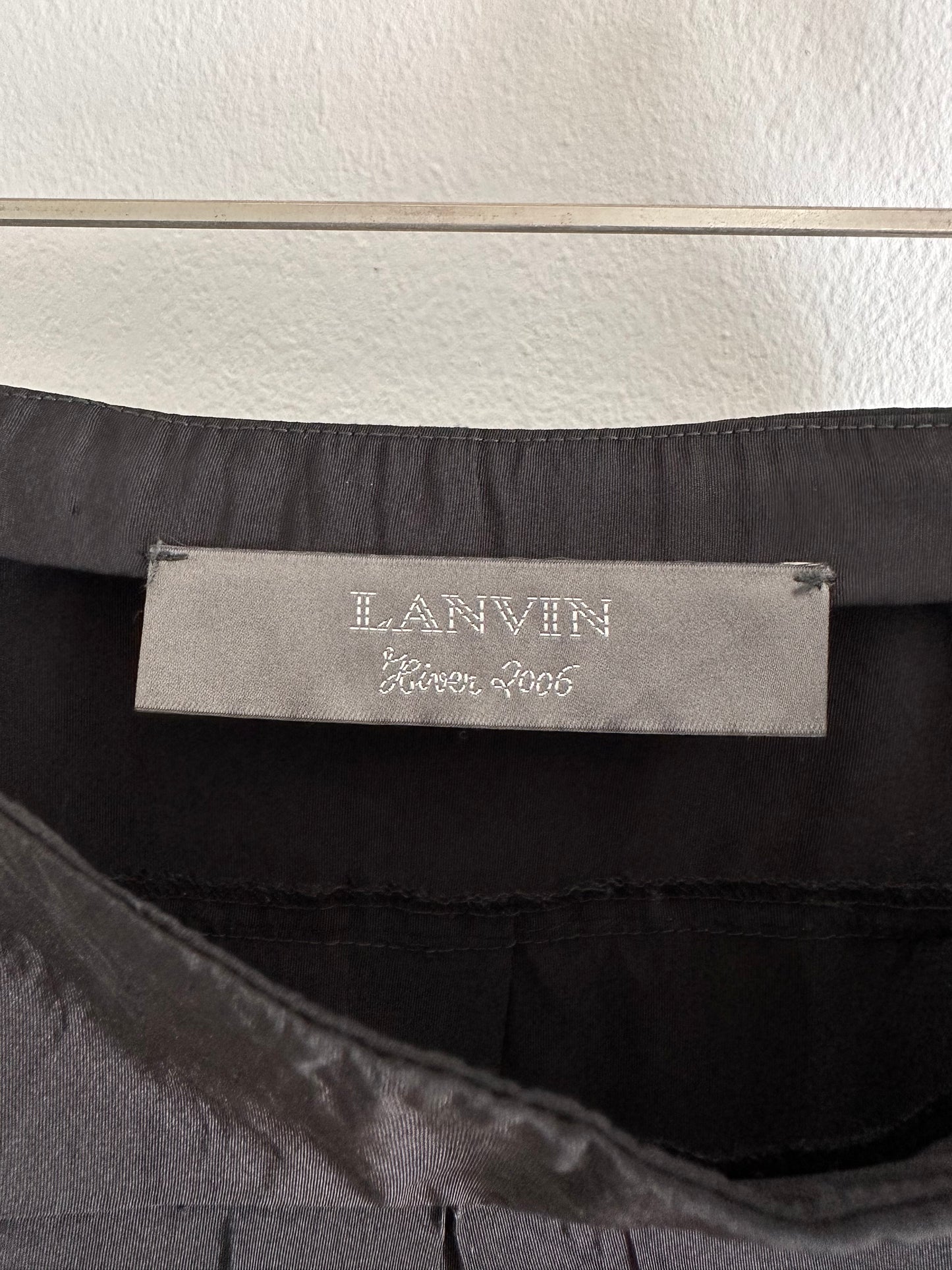 Gonna Lanvin Hiver 2006 in Seta Nera Tg.42