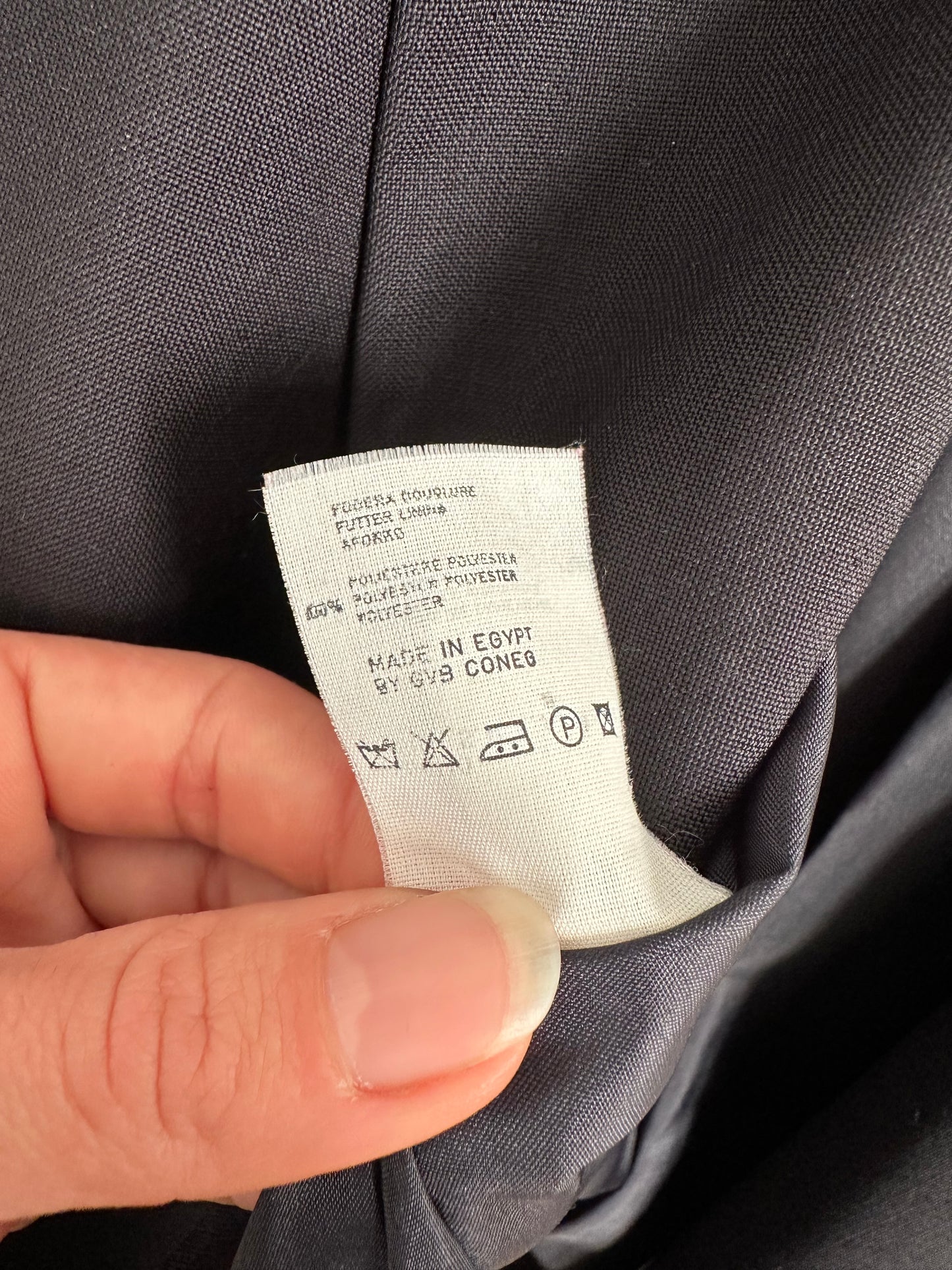 Blazer Vintage Anni ‘80 in Lana Blu