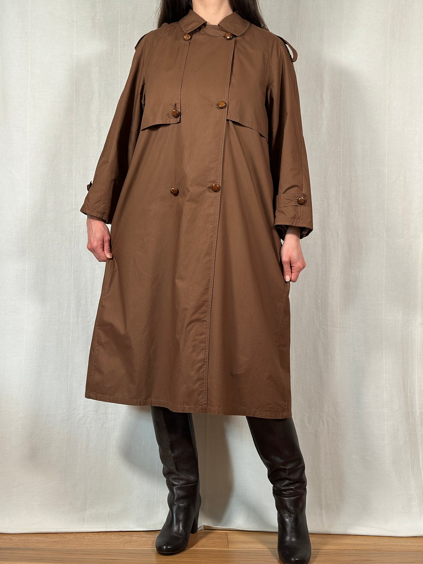 Trench Sartoriale Vintage Anni ‘70 Marrone