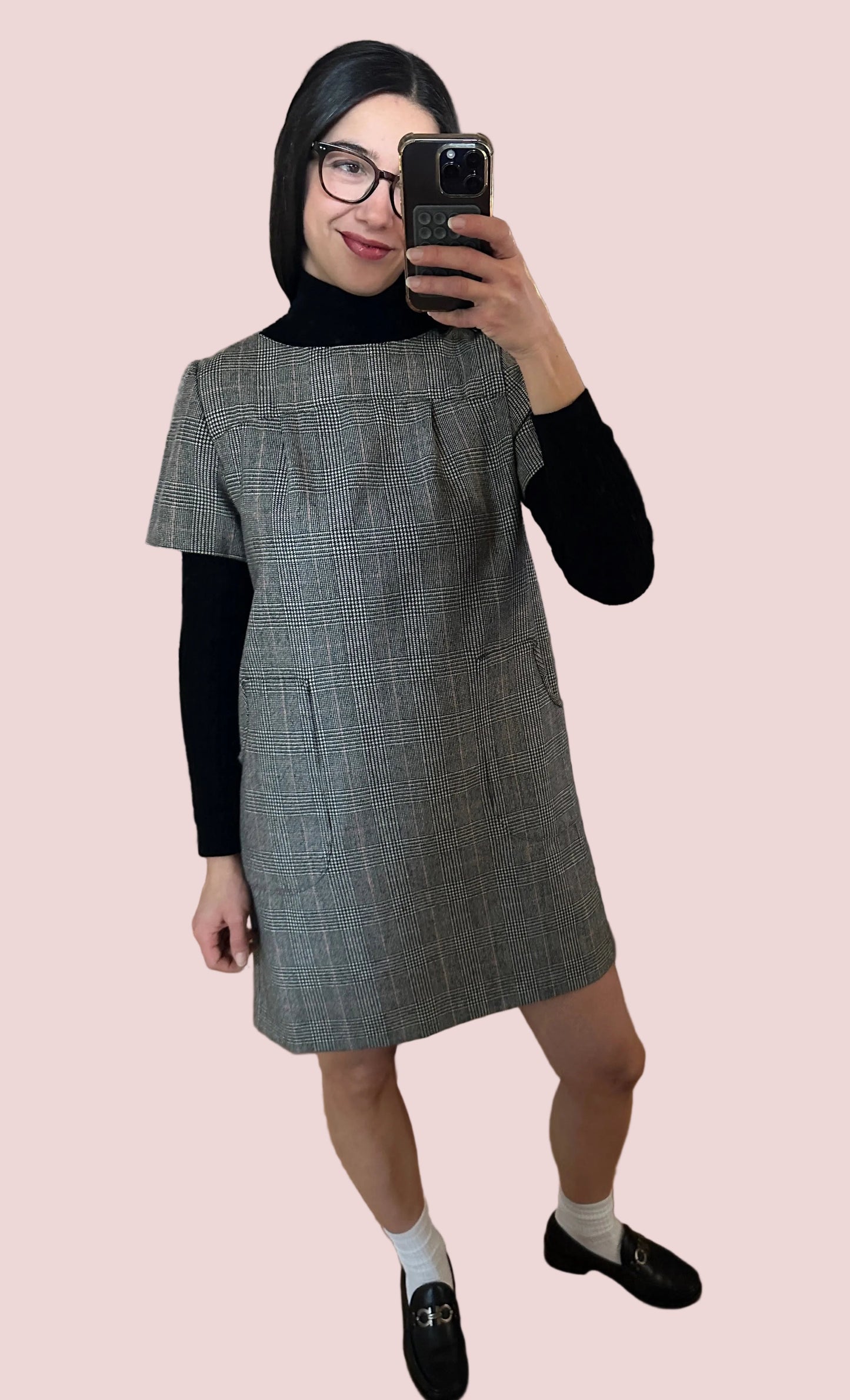 Abito Anni ‘80 in Lana Principe di Galles