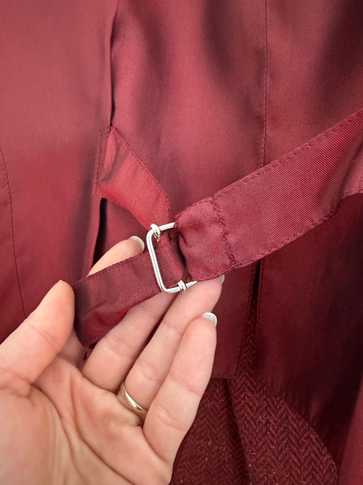 Gilet Yves Saint Laurent Anni ‘80 in Misto Lana Rosso