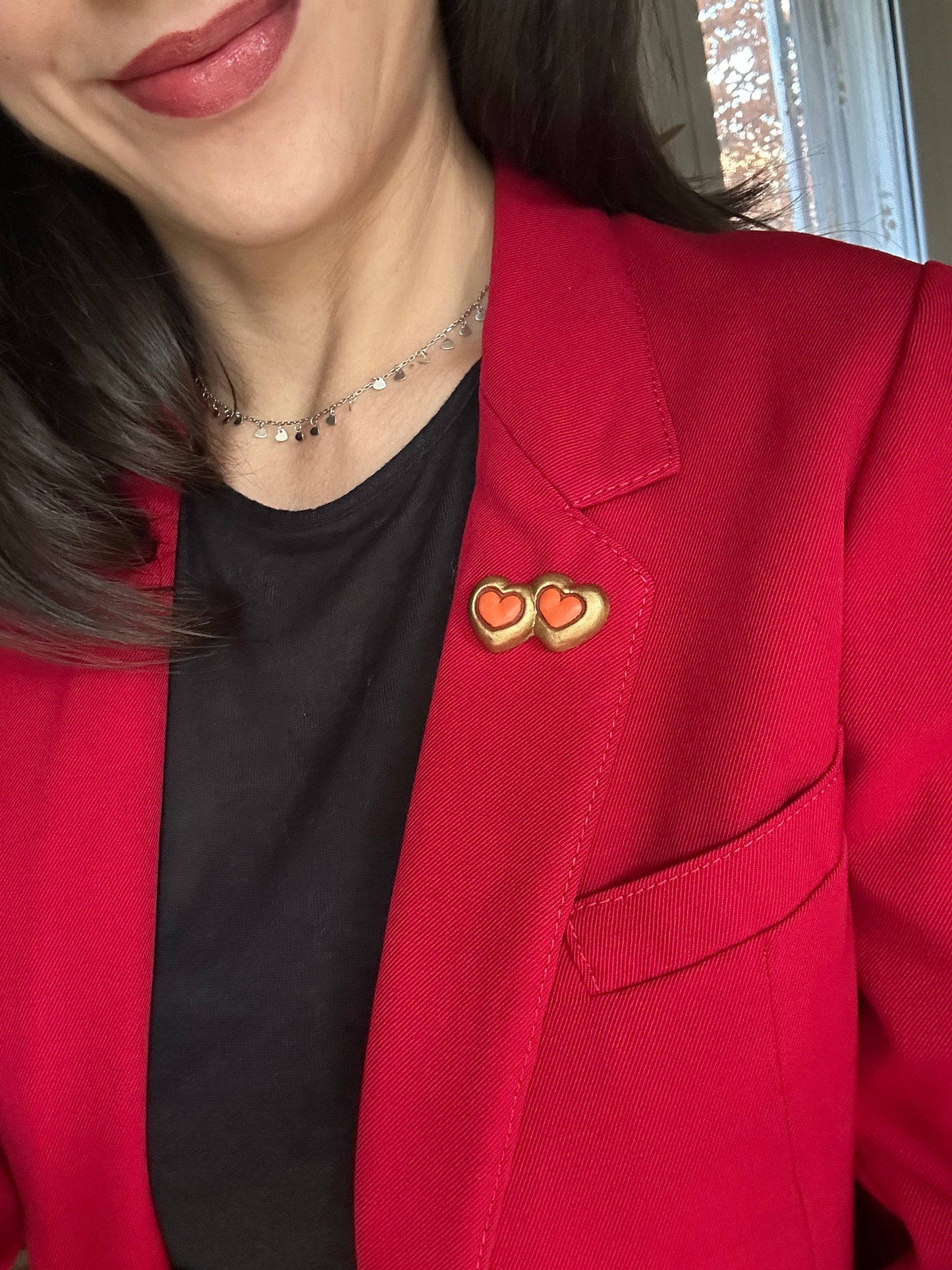 Spilla Thun Due Cuori