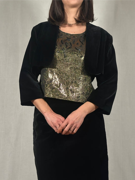 Coprispalle Sportmax in Velluto Nero