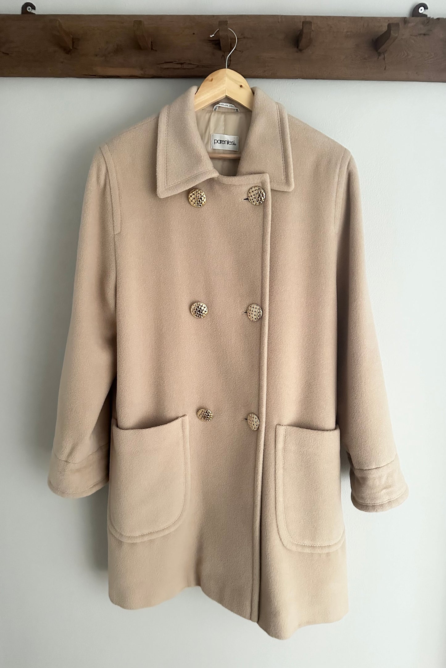 Cappotto in Lana e Cashmere Beige tg.46/48/50