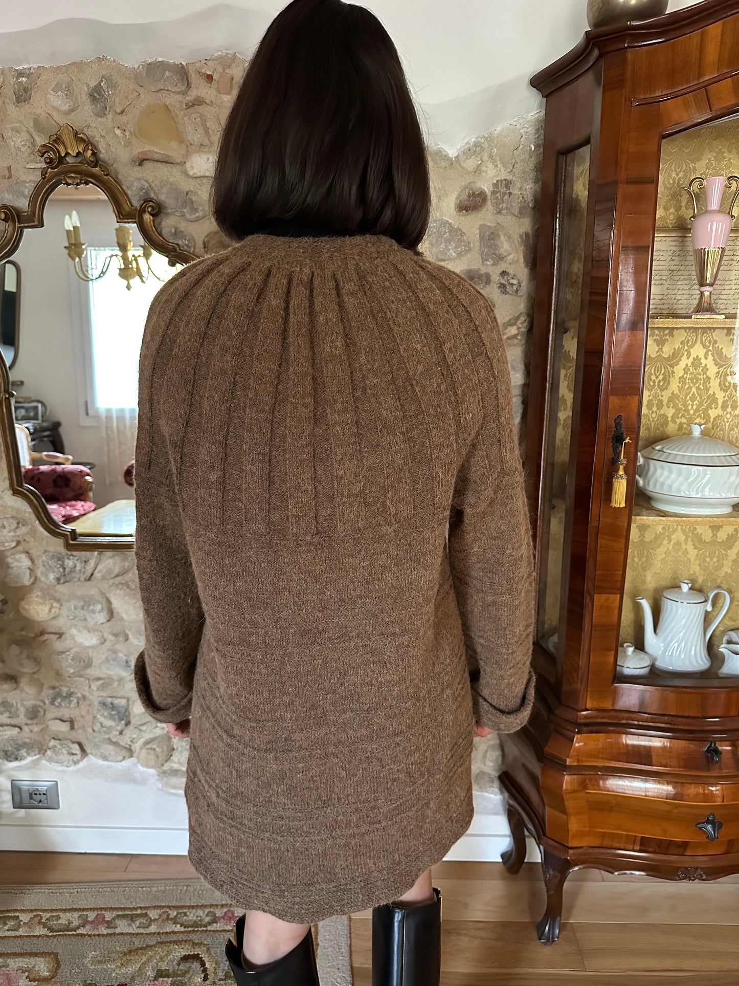 Cardigan Vintage Lana e Alpaca tg.S/M/L