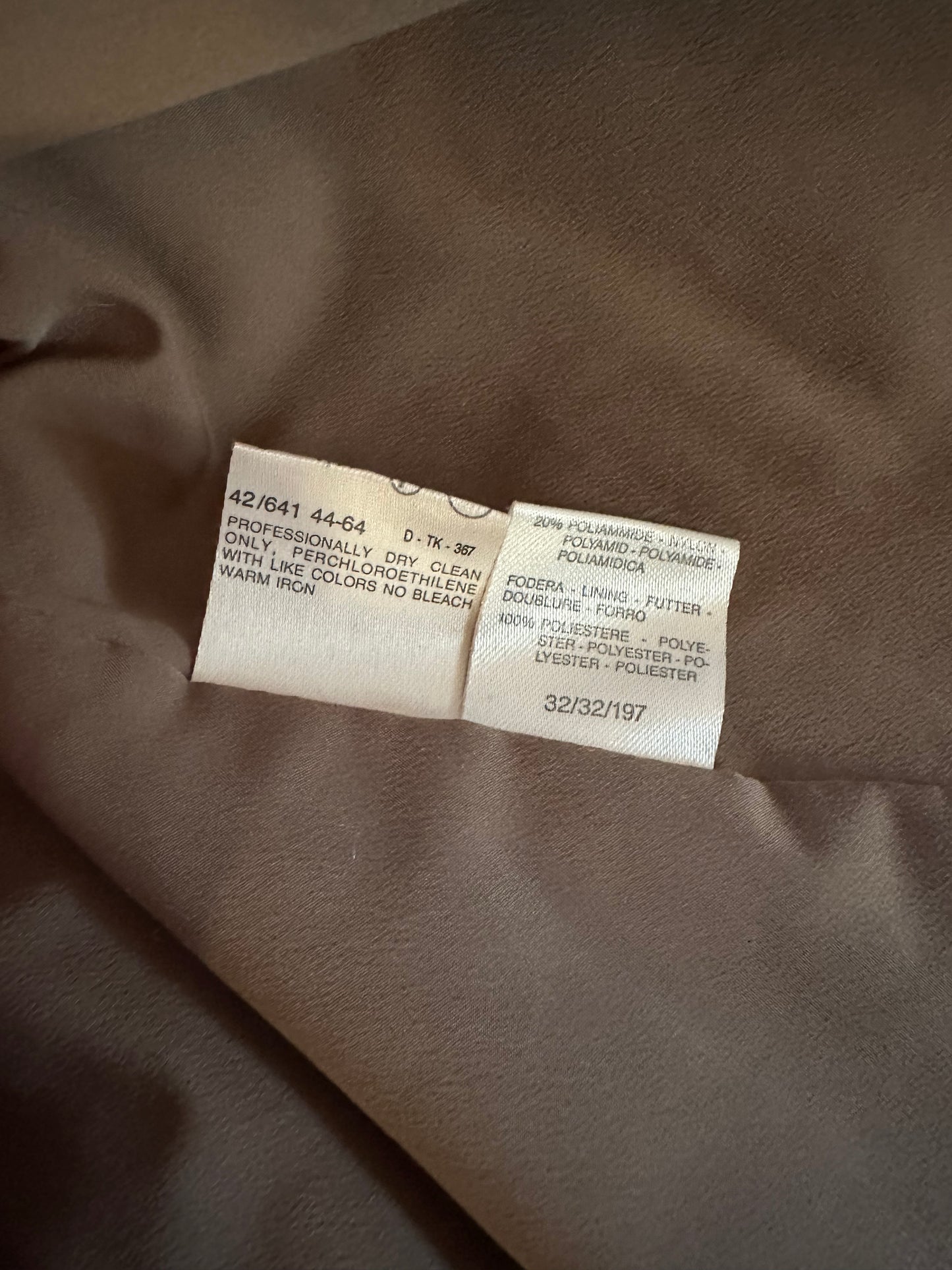 Cappotto Weekend by Max Mara Vintage Anni ‘90 Marrone Mocha Tg. Da 44 a 54