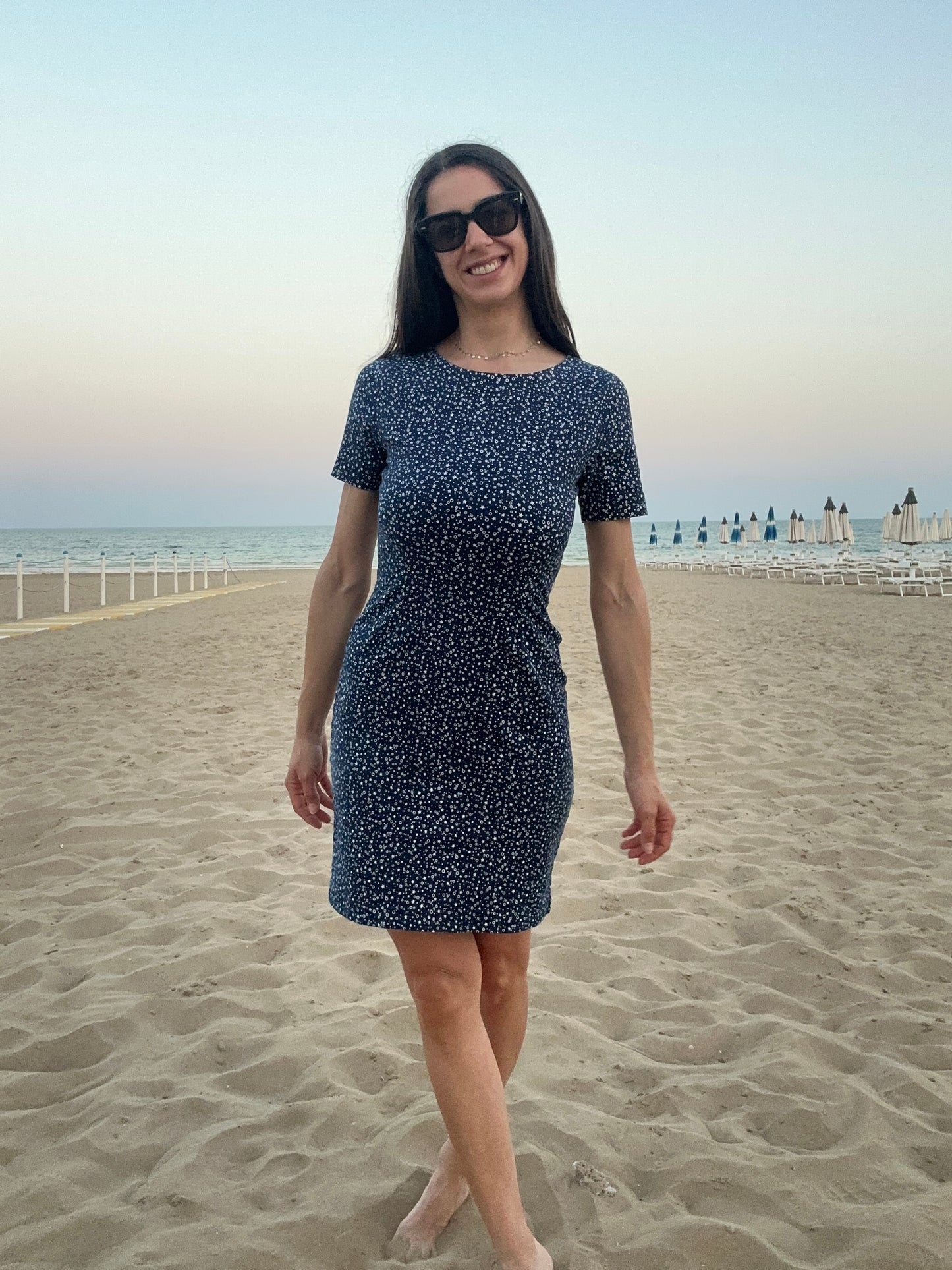 Abito Stefanel Anni ‘90 Blu e Bianco