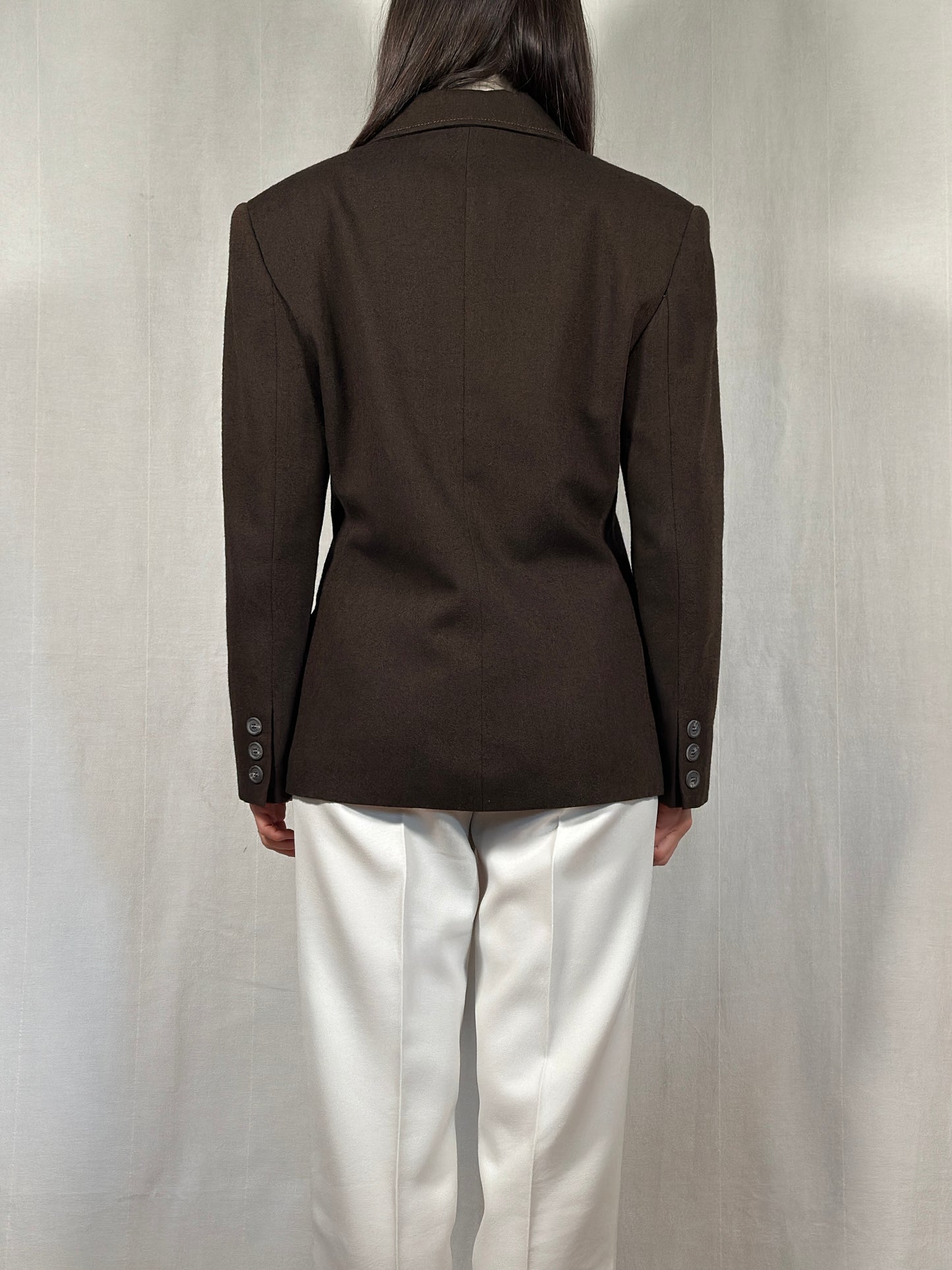 Blazer Laura Biagiotti Anni ‘90 in Lana Marrone
