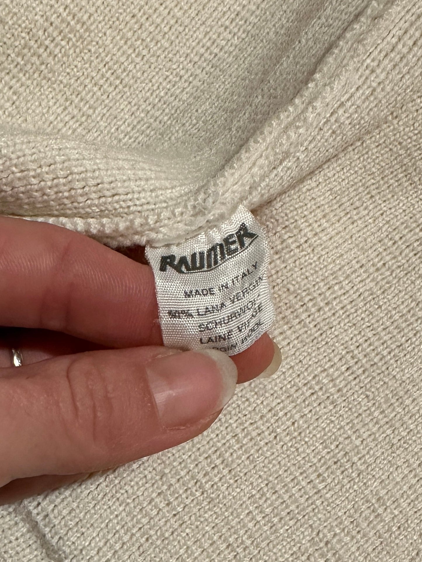 Cardigan Anni ‘80 in Misto Lana Panna
