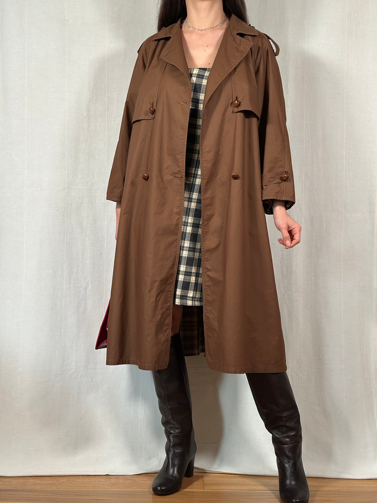 Trench Sartoriale Vintage Anni ‘70 Marrone