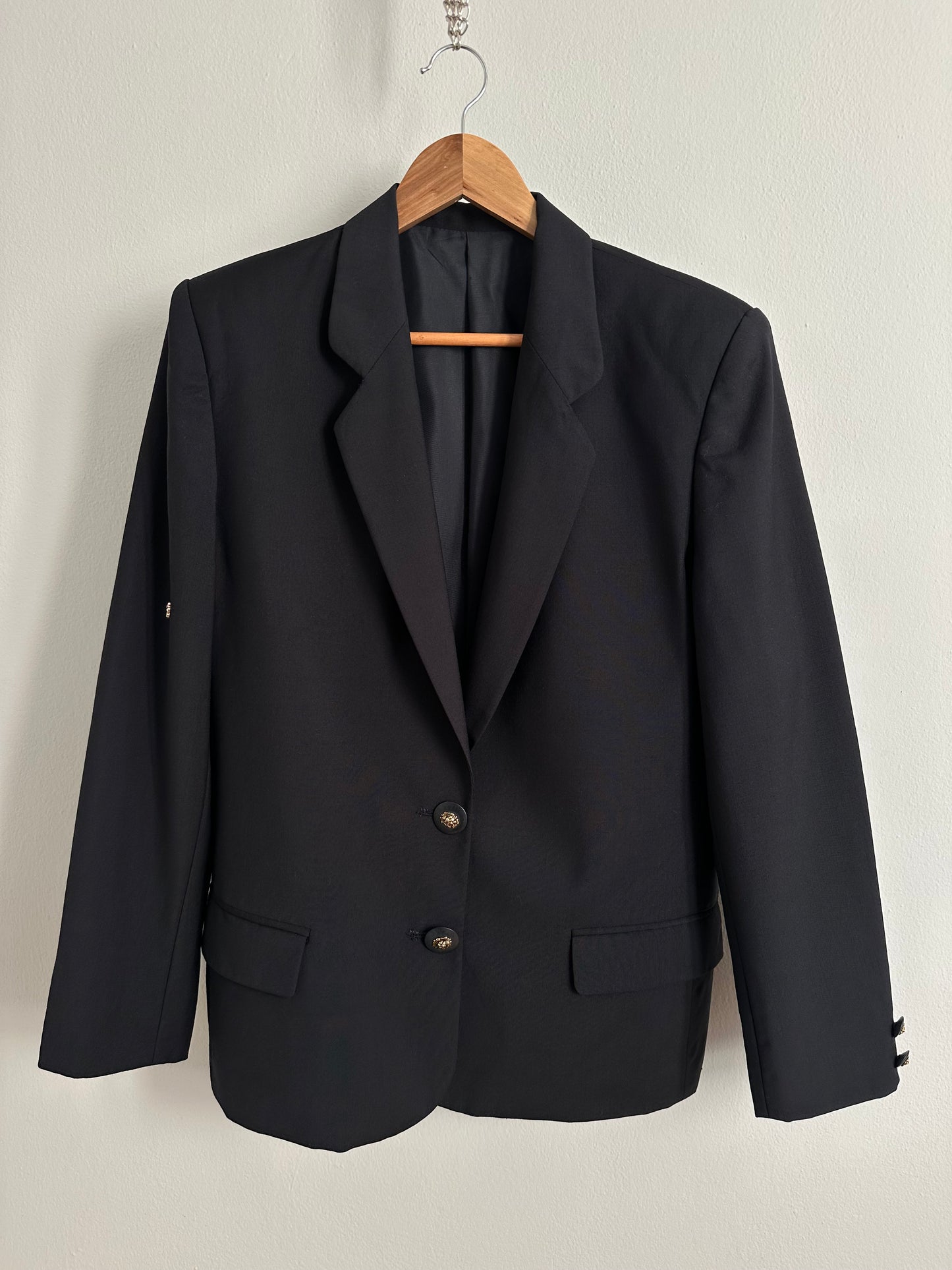 Blazer Vintage Anni ‘80 in Lana Blu