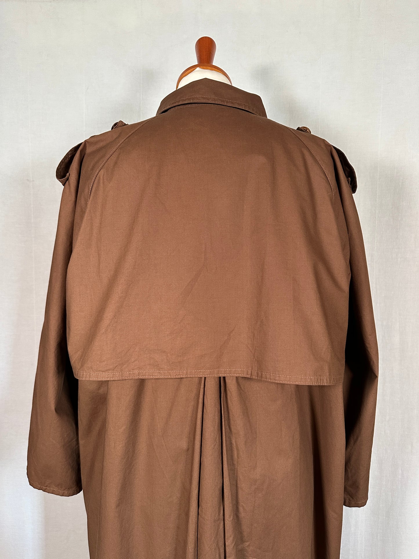 Trench Sartoriale Vintage Anni ‘70 Marrone