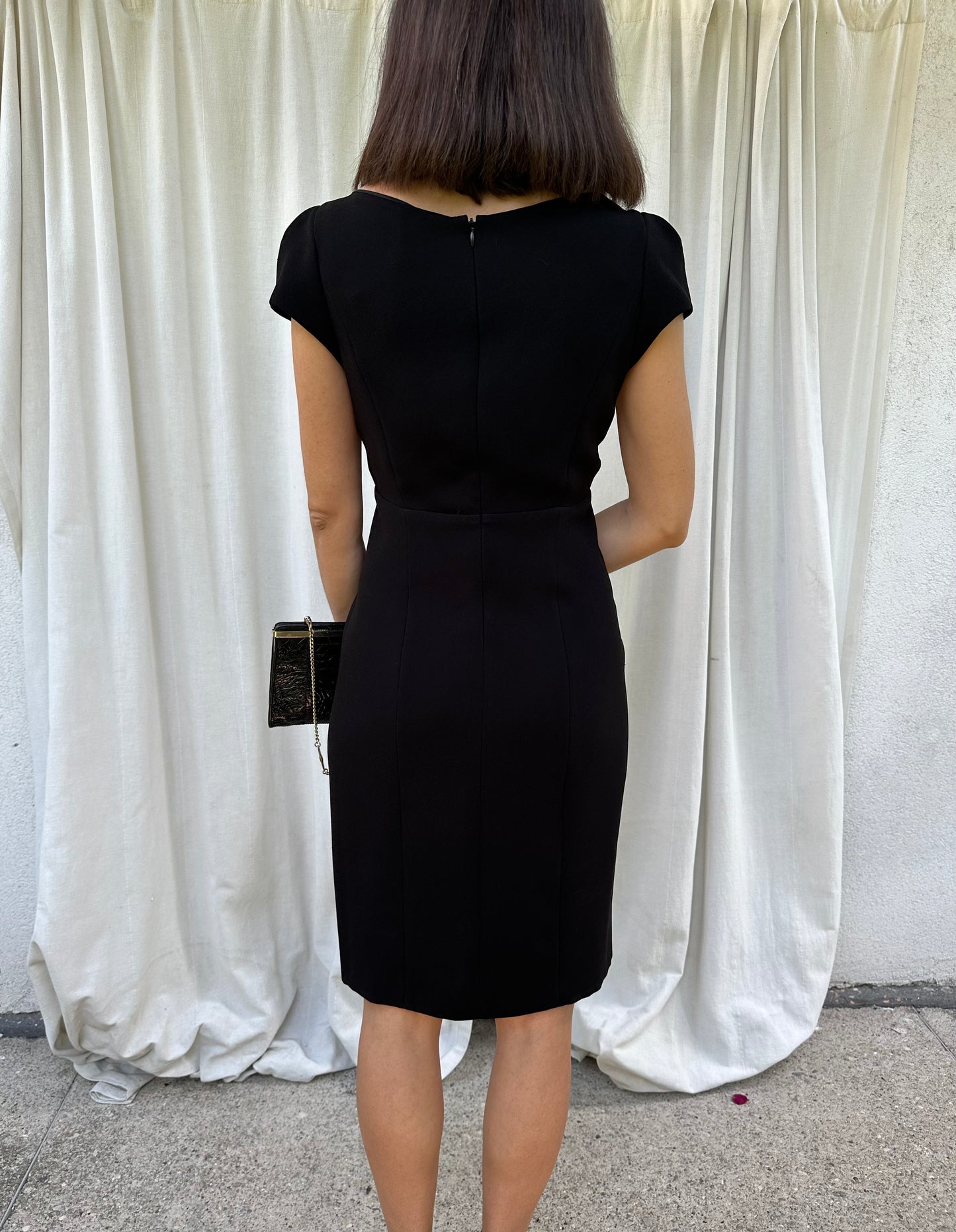 Abito Moschino Tubino Nero Tg.42