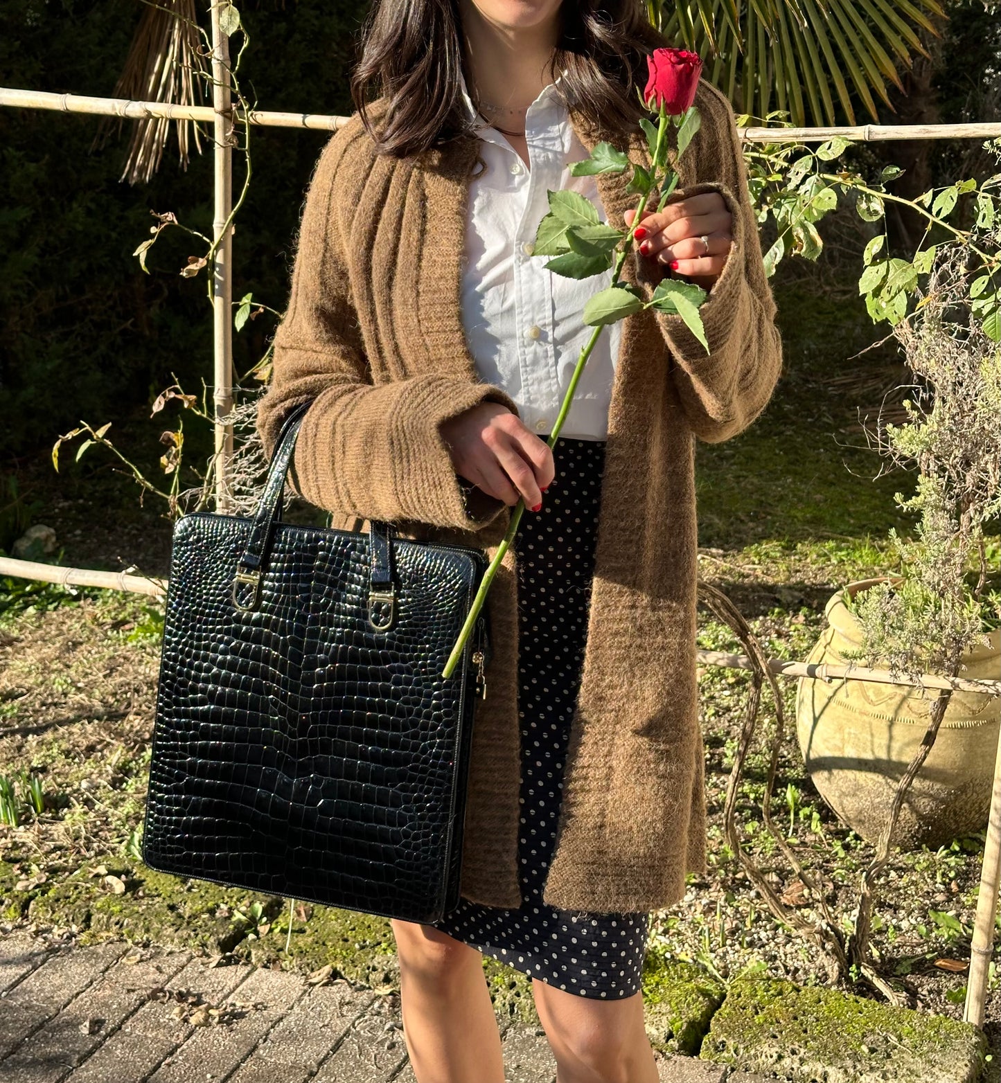 Cardigan Vintage Lana e Alpaca tg.S/M/L