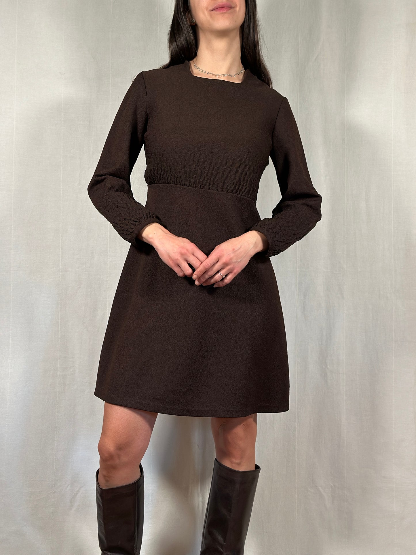 Abito Vintage Anni ‘70 Marrone