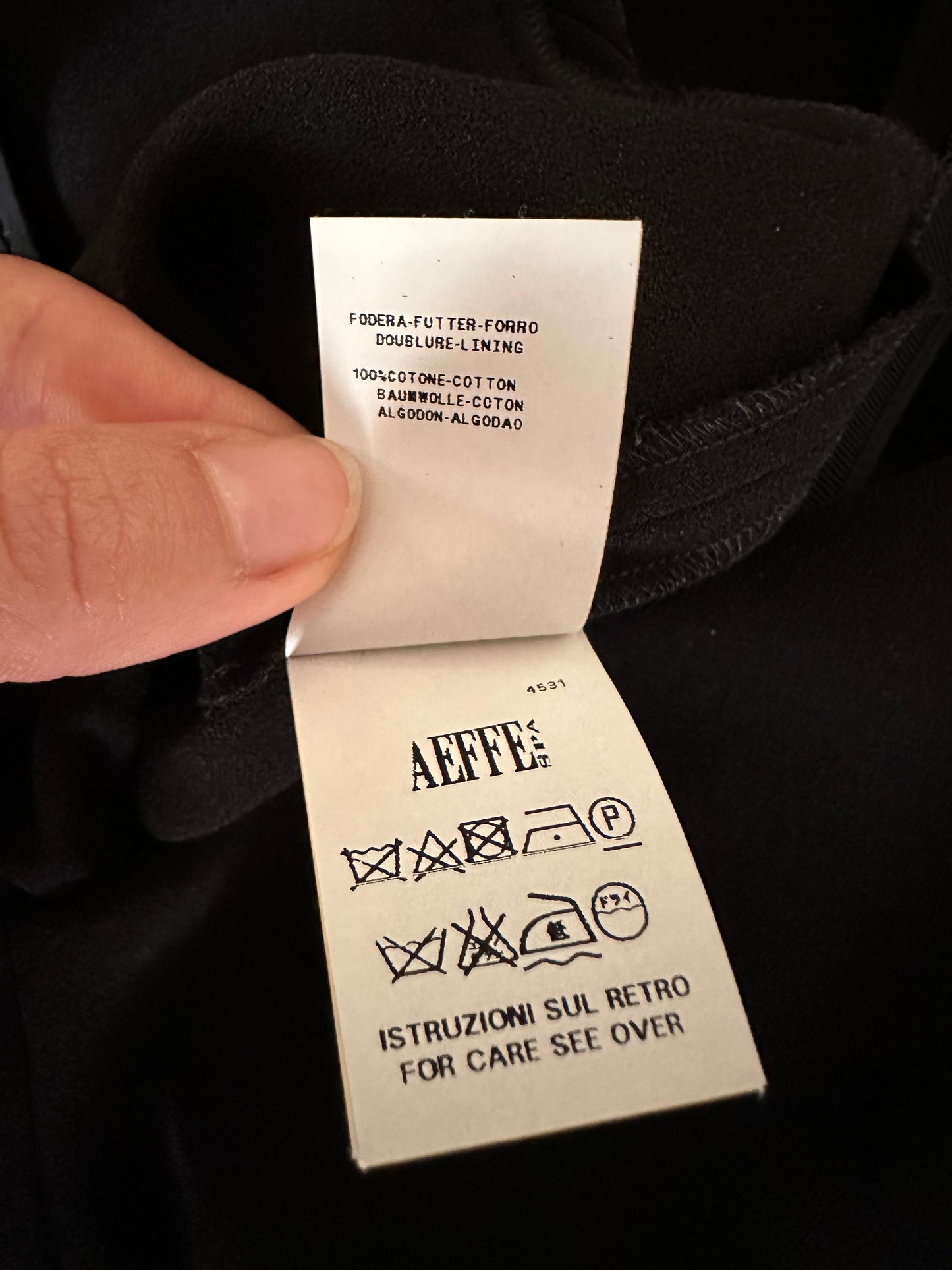 Abito Moschino Tubino Nero Tg.42