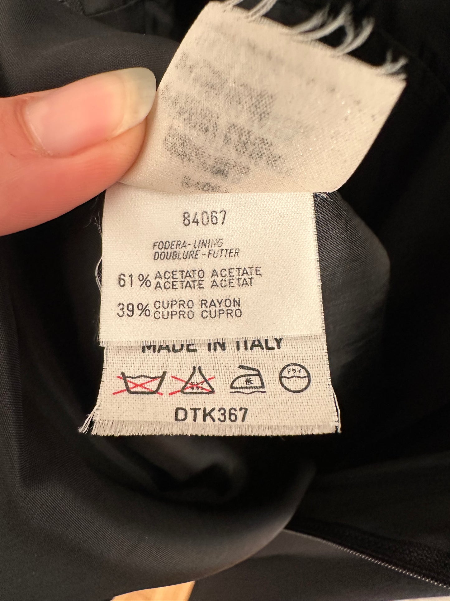 Abito MaxMara Pianoforte Elegante Nero