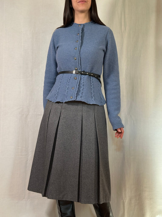 Cardigan Tradizionale Tedesco in Misto Lana Tg.44