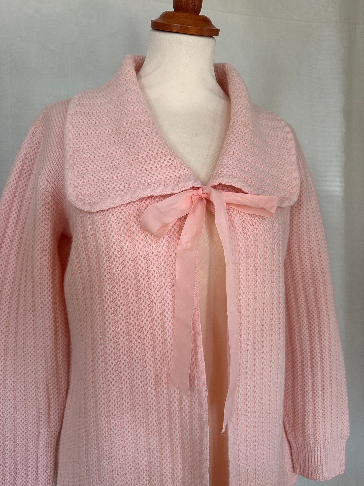 Liseuse Vintage Anni ‘60 in Misto Lana Rosa