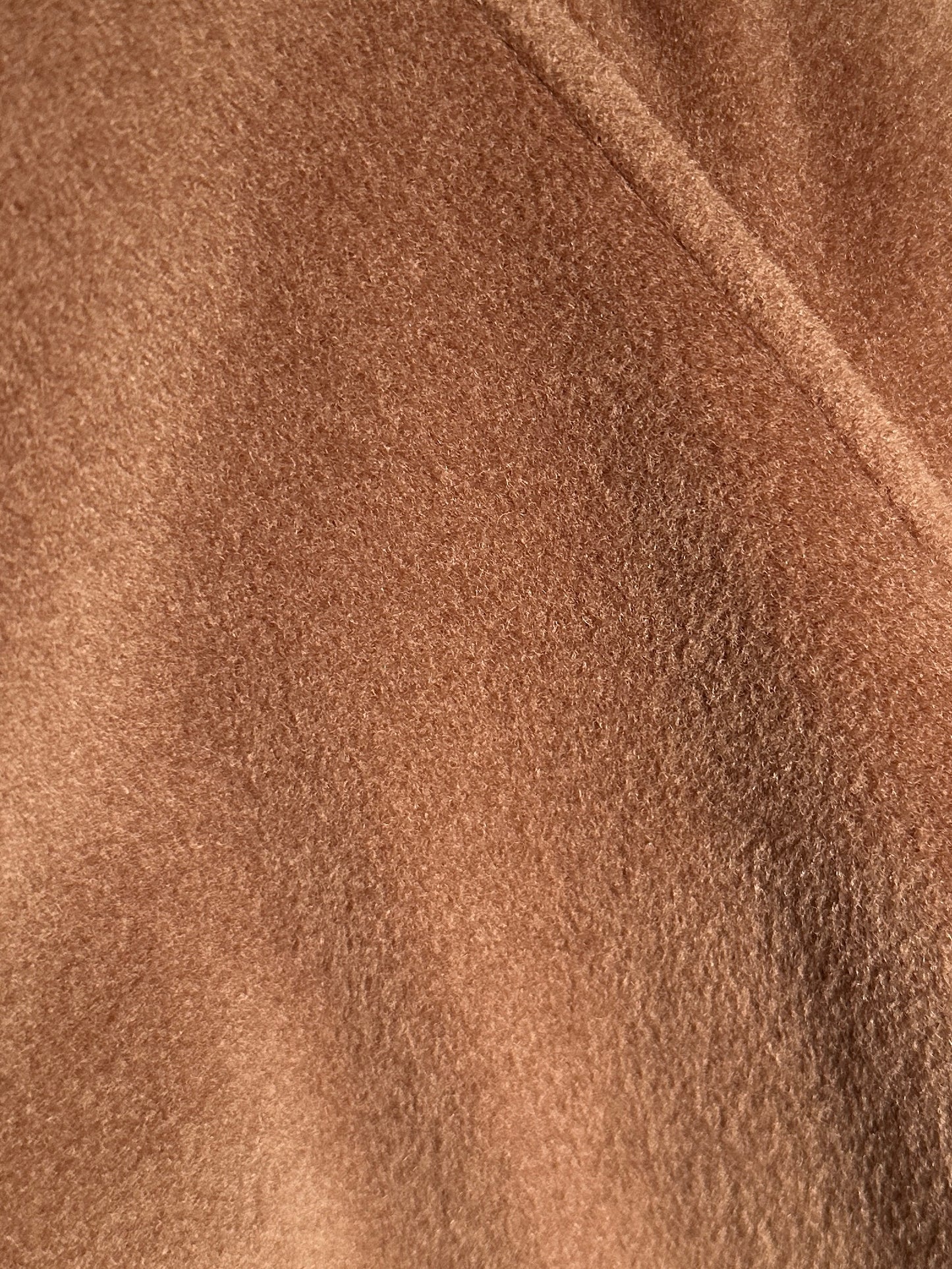 Cappotto Iconico Vintage Anni ‘80 in Lana e Cachemire Cammello Scuro