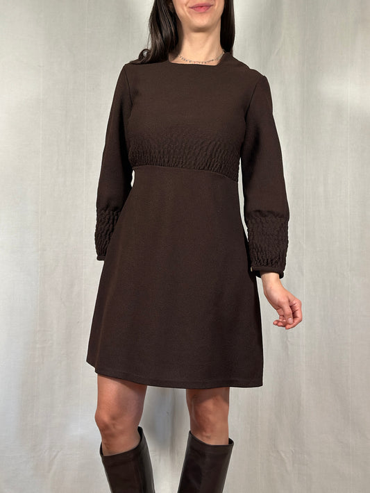 Abito Vintage Anni ‘70 Marrone