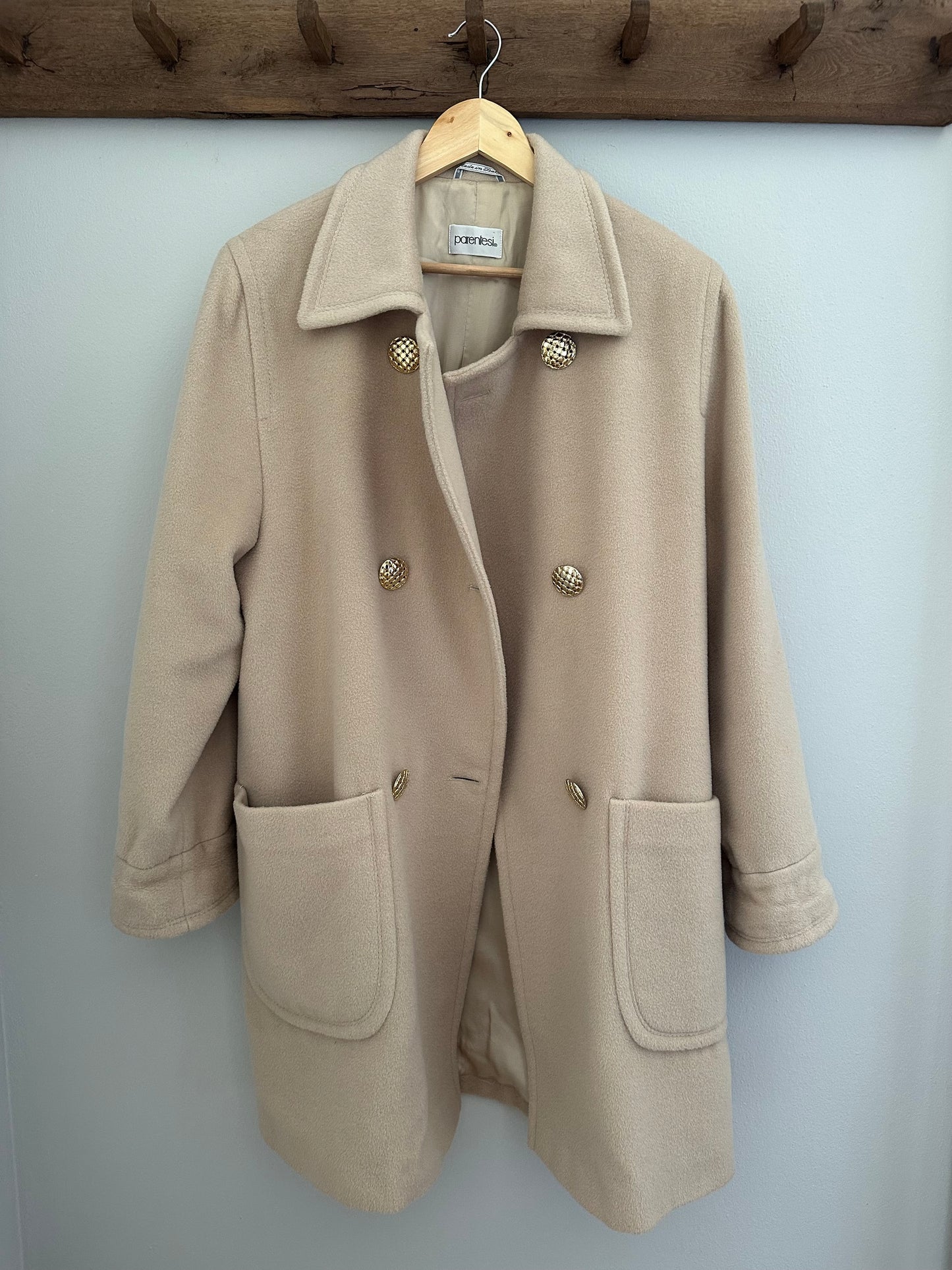 Cappotto in Lana e Cashmere Beige tg.46/48/50