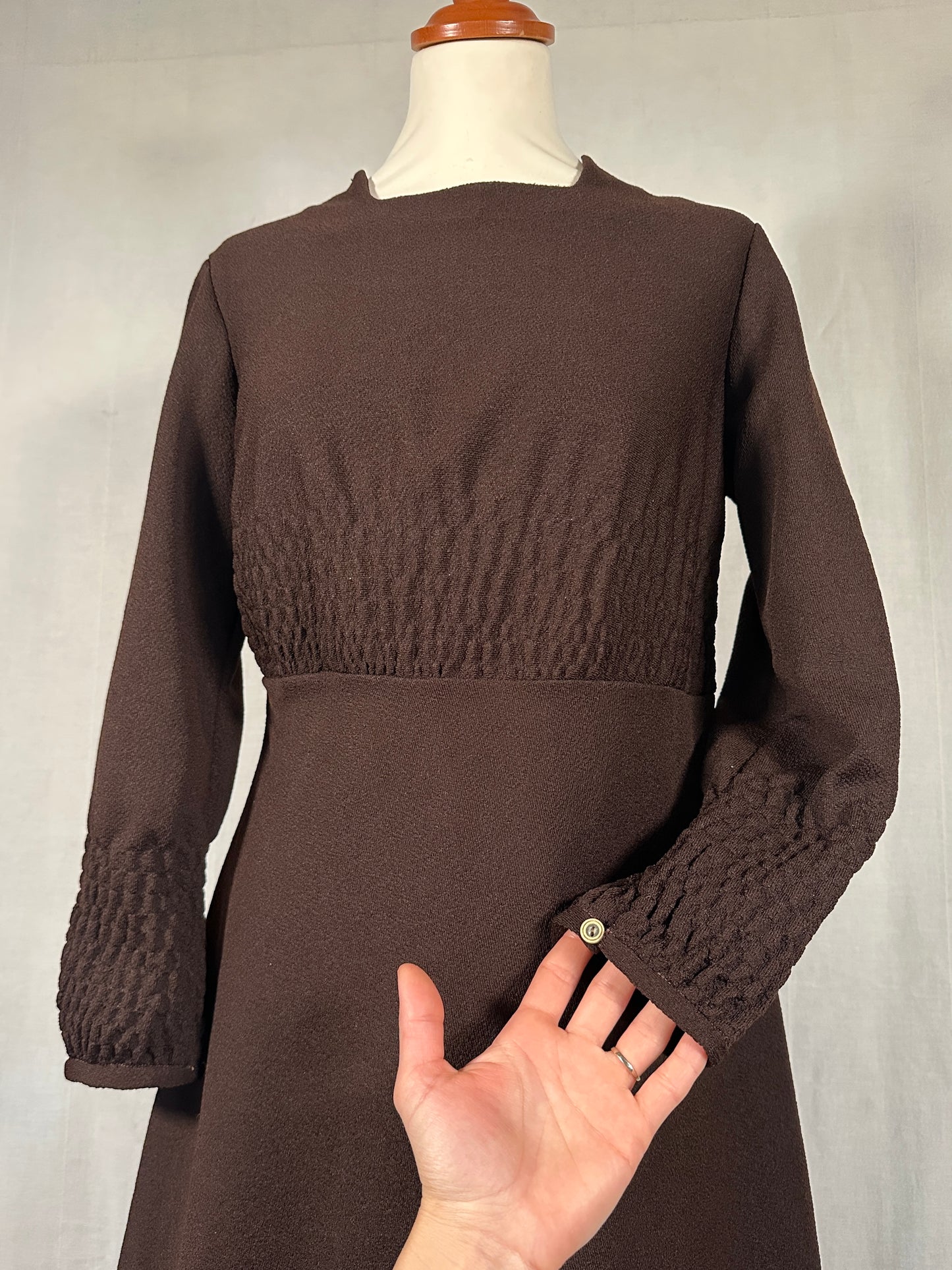 Abito Vintage Anni ‘70 Marrone